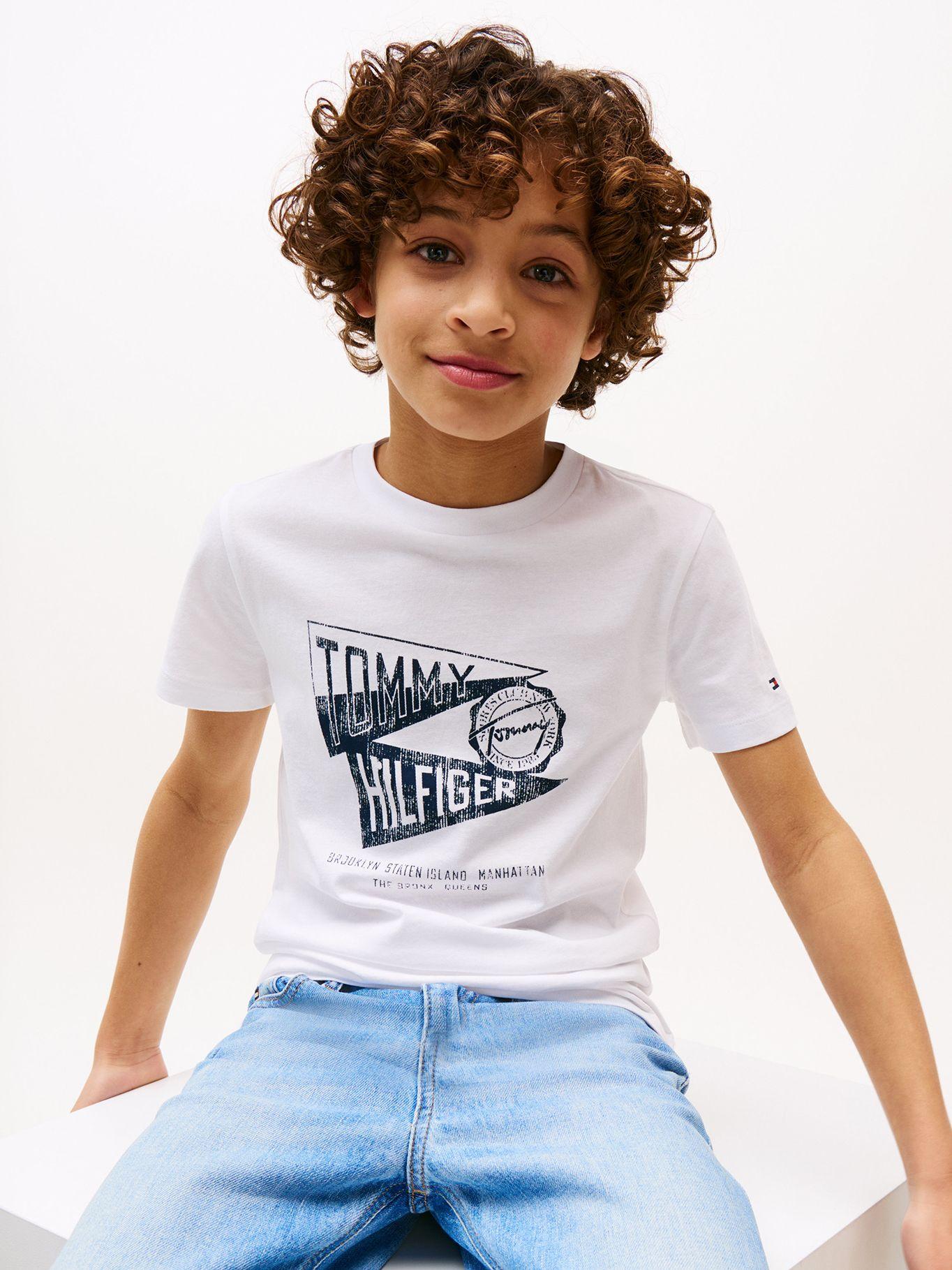 Polera Con Estampado Gráfico Blanco Tommy Hilfiger-3