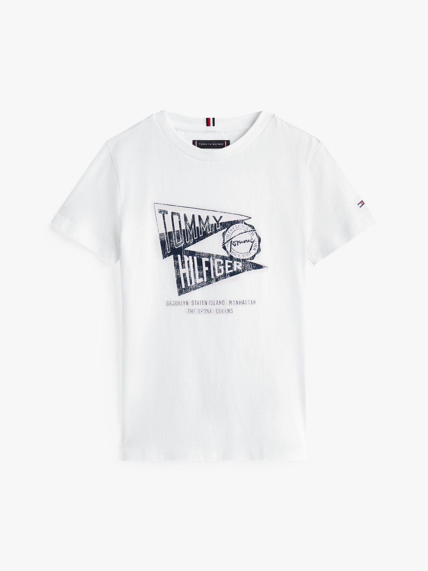 Polera Con Estampado Gráfico Blanco Tommy Hilfiger-4