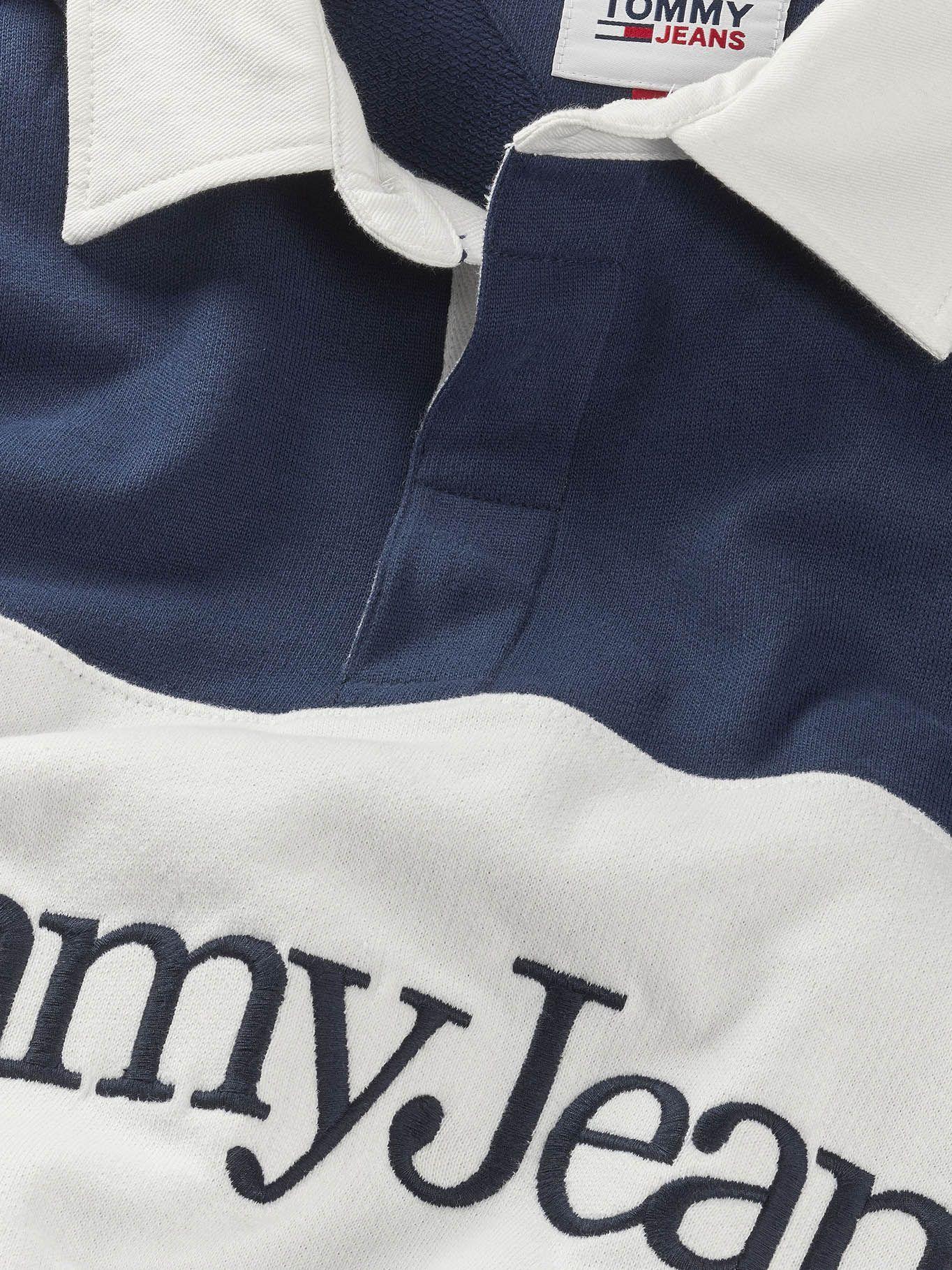 Polera Linear Rugby Logo Azul Tommy Jeans-2