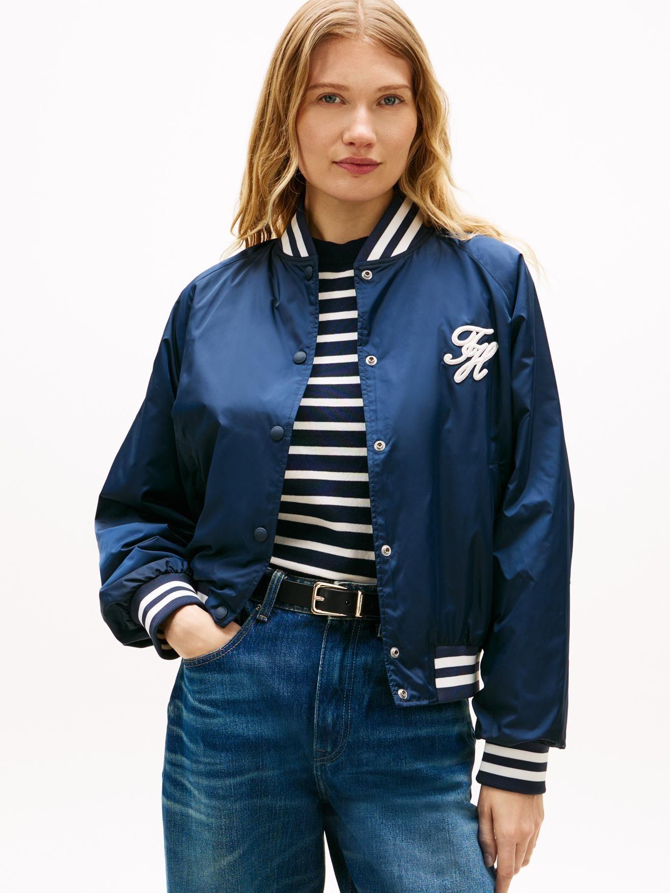 Chaqueta Bomber Con Logo-0