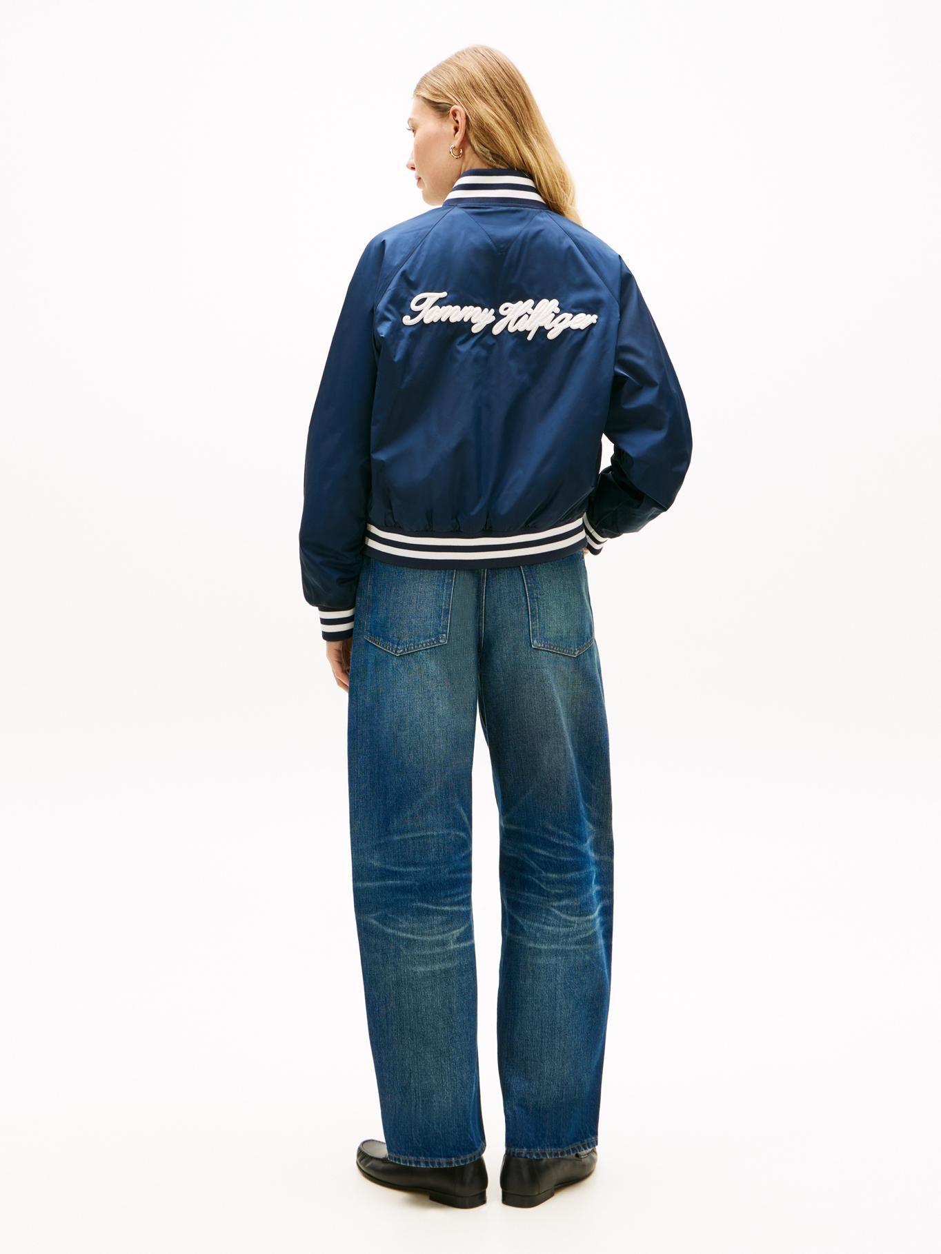 Chaqueta Bomber Con Logo-2