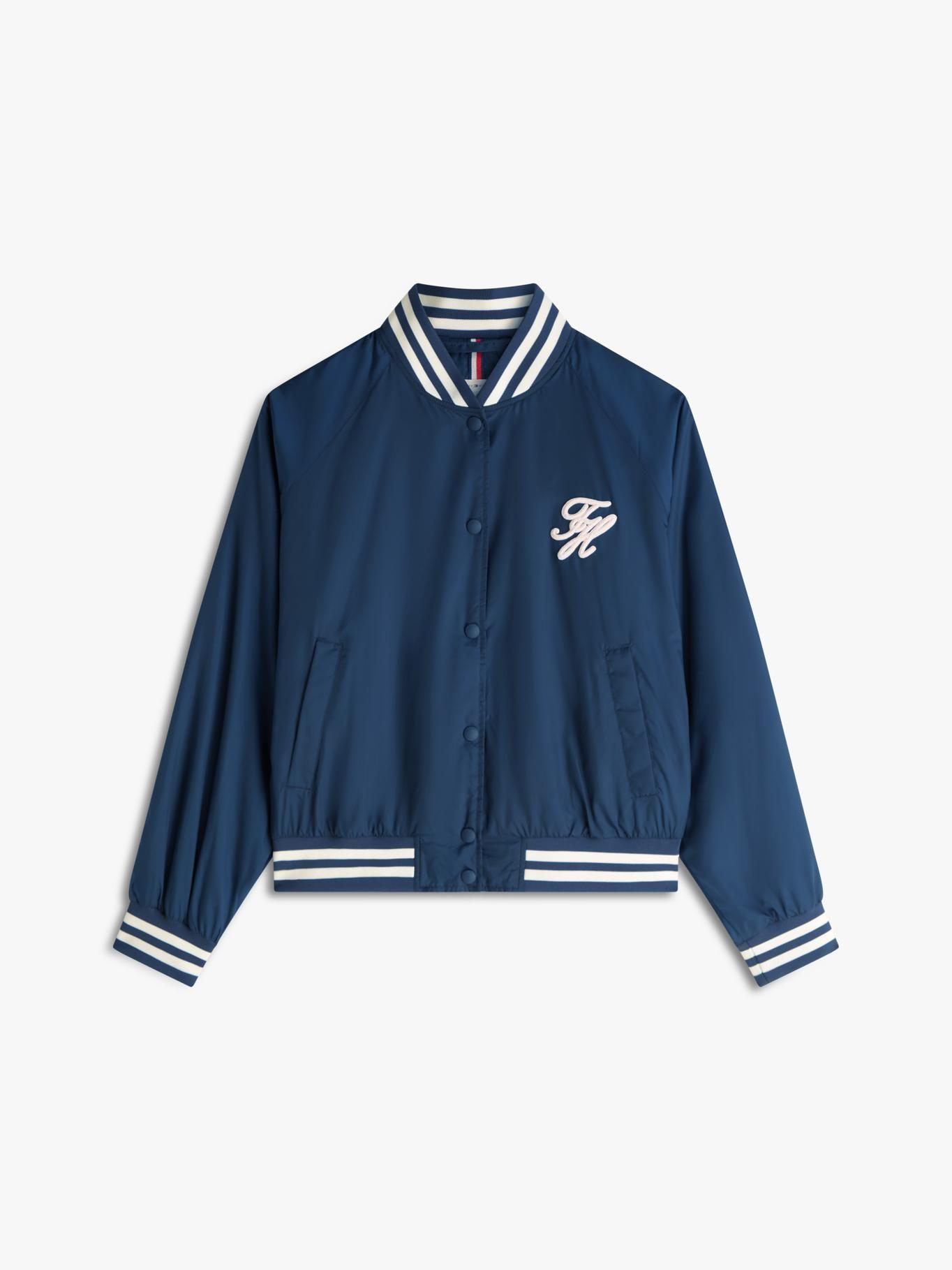 Chaqueta Bomber Con Logo-4