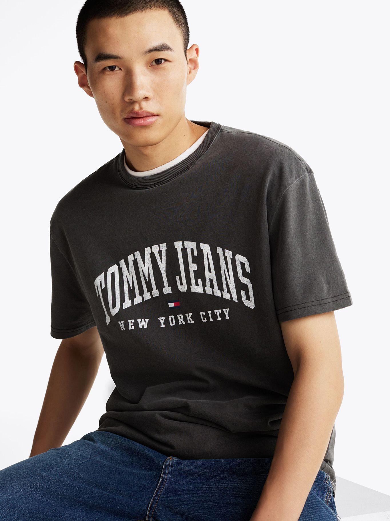 Polera Arc Varsit Logo Regular Fit Negro Tommy Hilfiger-3