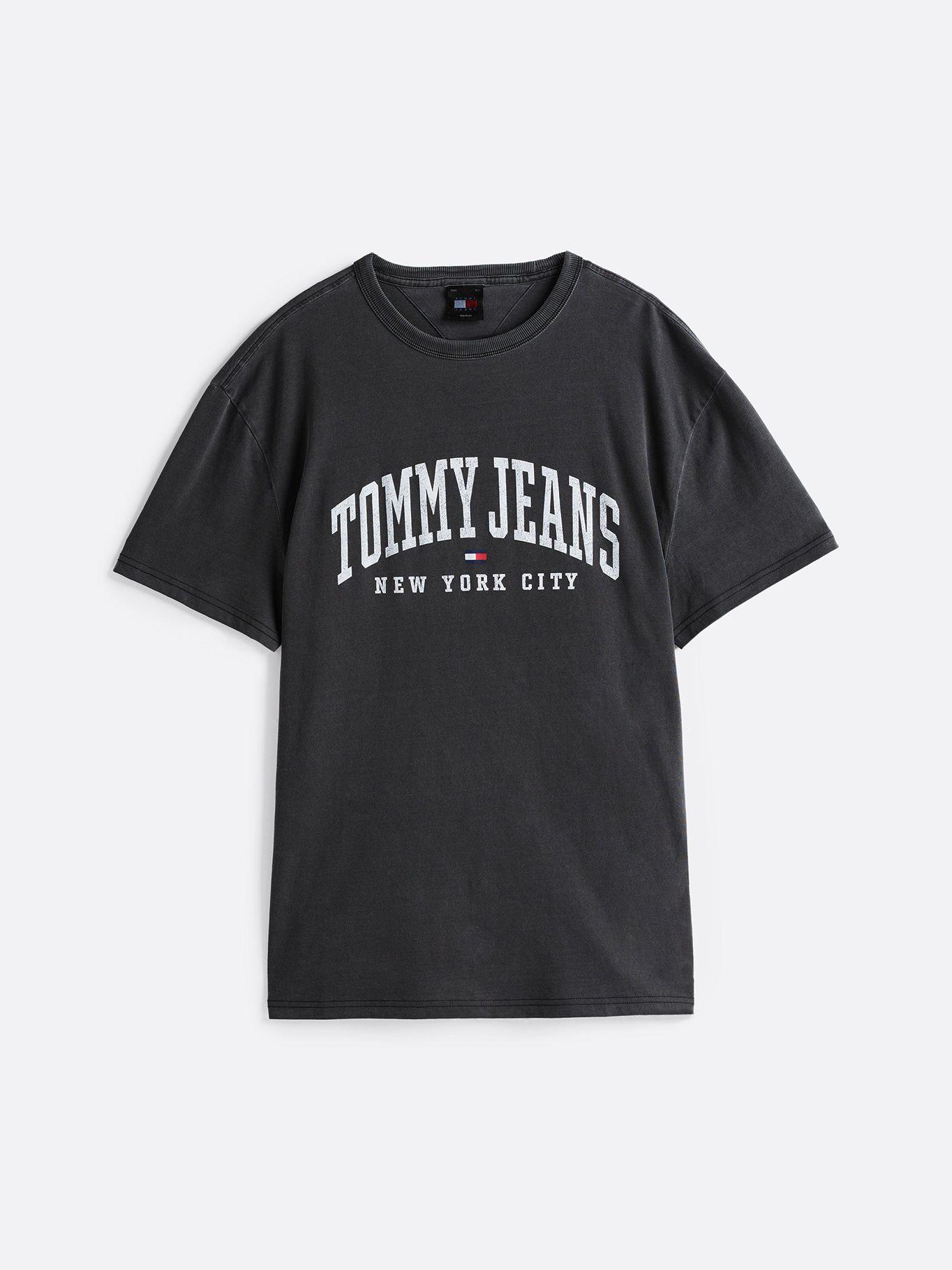 Polera Arc Varsit Logo Regular Fit Negro Tommy Hilfiger-4