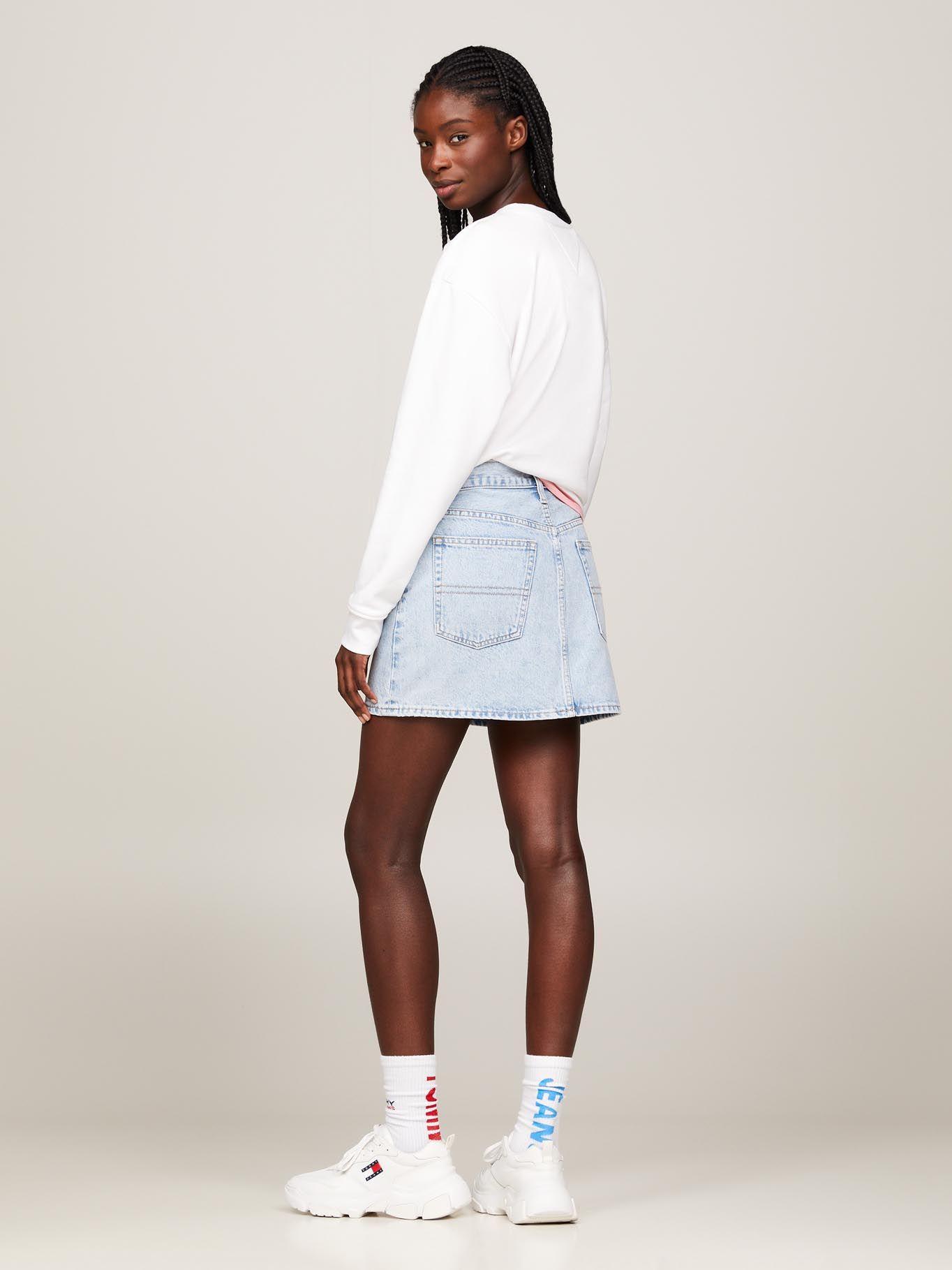 Minifalda Izzie De Cintura Media Azul Tommy Jeans-2
