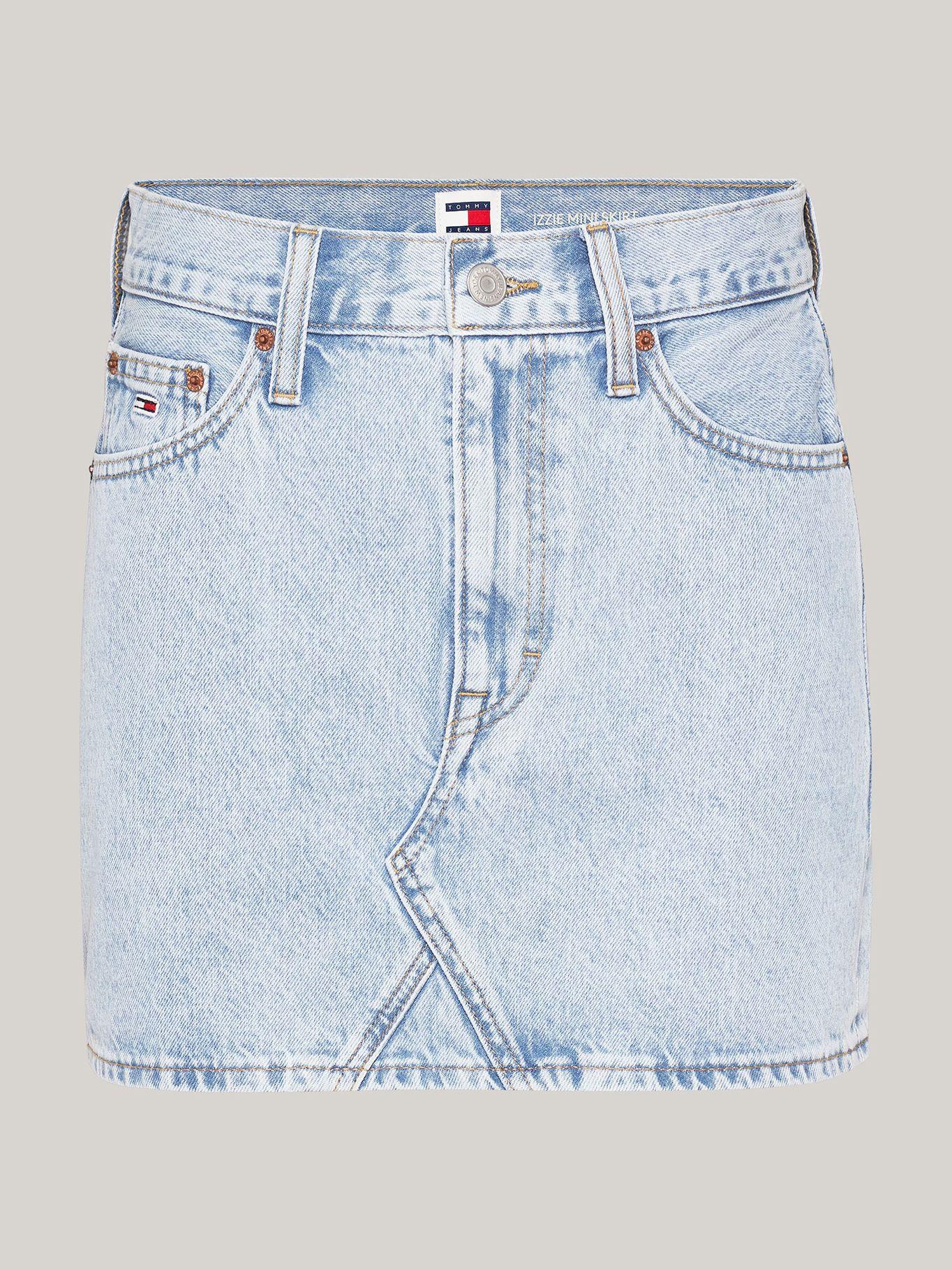 Minifalda Izzie De Cintura Media Azul Tommy Jeans-4