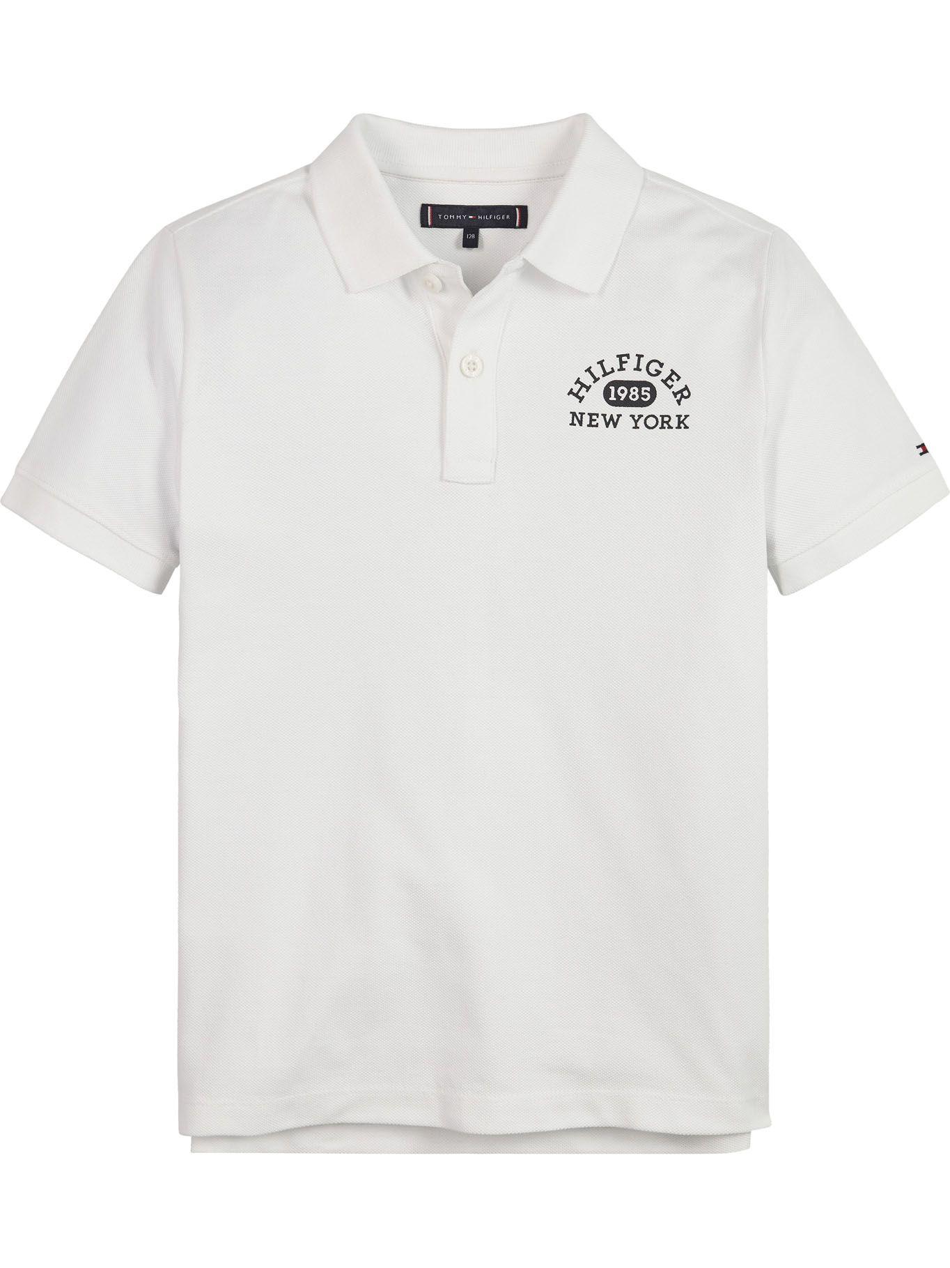 Polo Con Logo 1985 New York Blanco Tommy Hilfiger-0