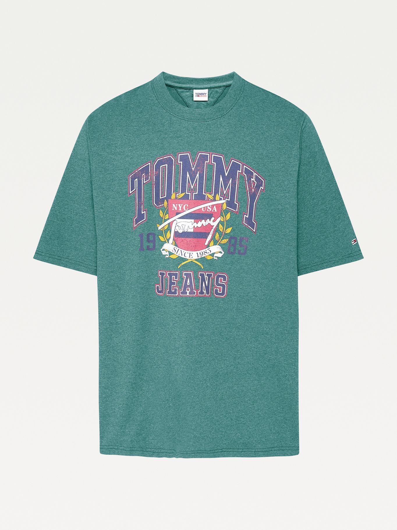Polera Plus Vintage College Verde Tommy Jeans F2-3