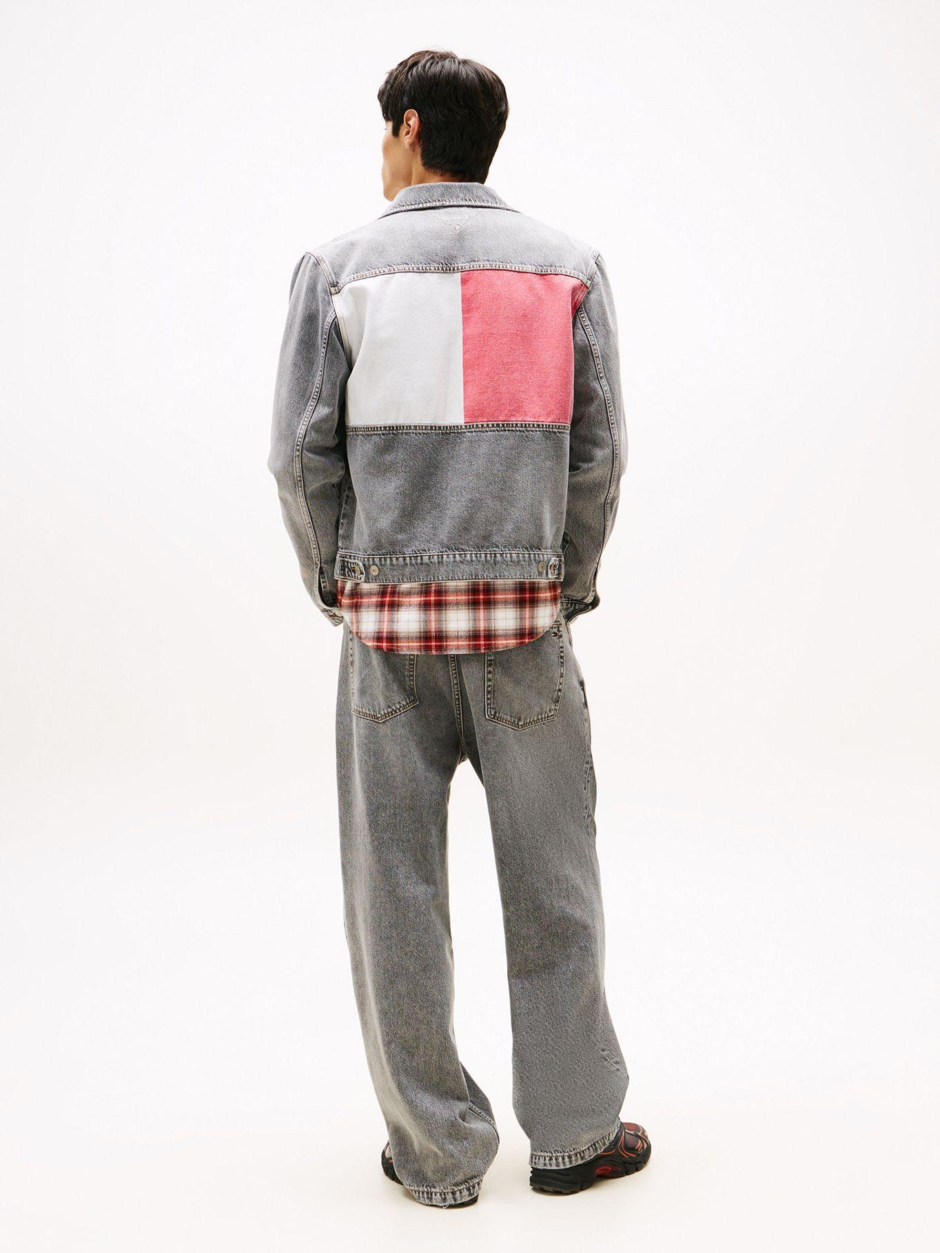 Chaqueta Denim Ryan Con Logo Gris Tommy Jeans-2