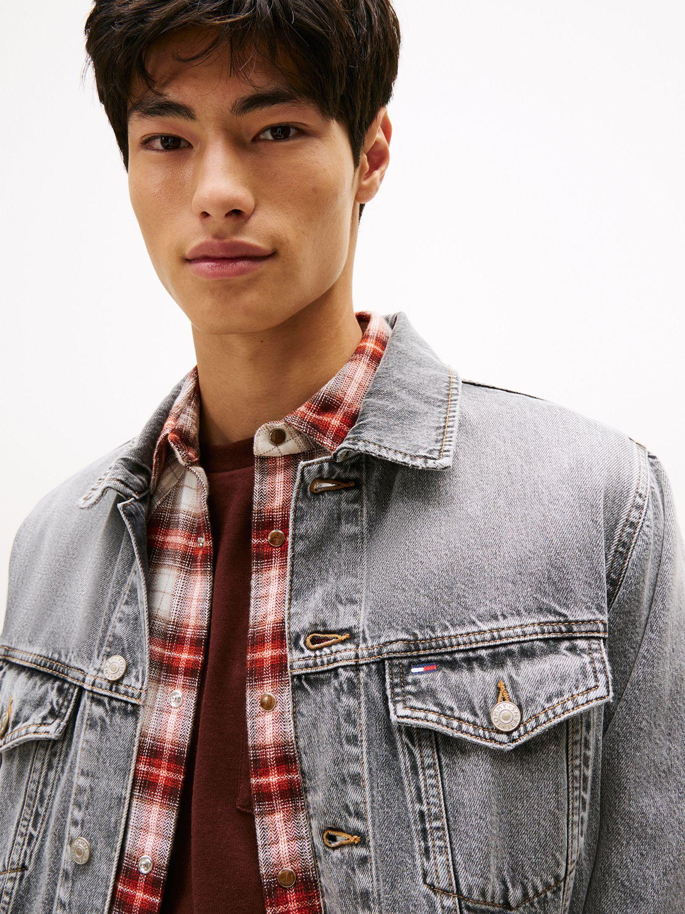 Chaqueta Denim Ryan Con Logo Gris Tommy Jeans-3