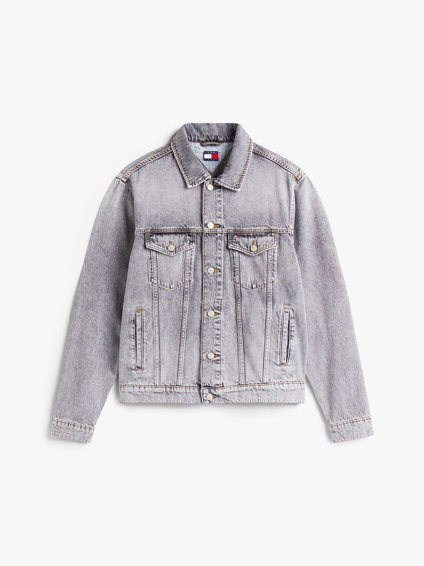 Chaqueta Denim Ryan Con Logo Gris Tommy Jeans-4