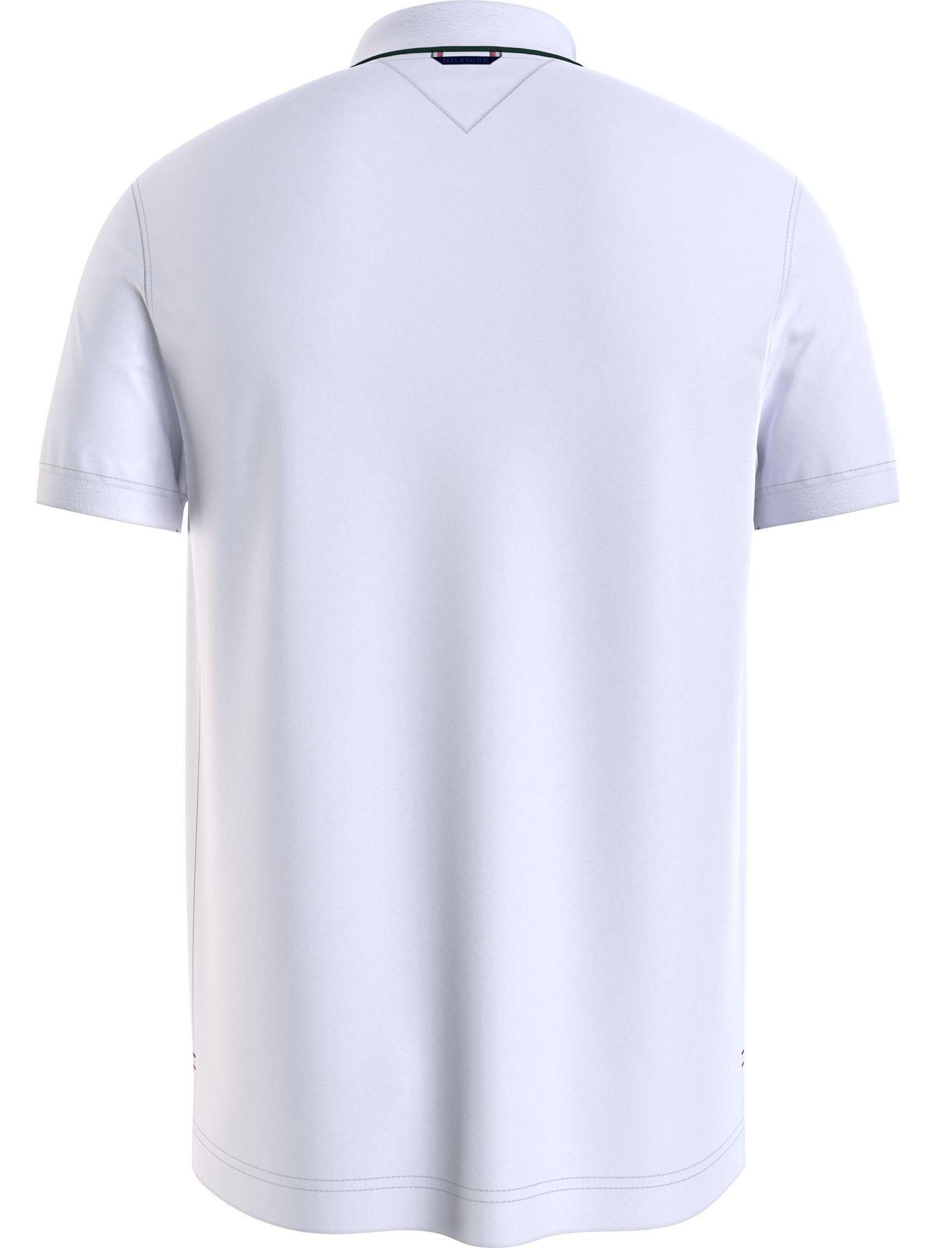 Polo Con Cierre Regular Fit Blanco Tommy Hilfiger-1