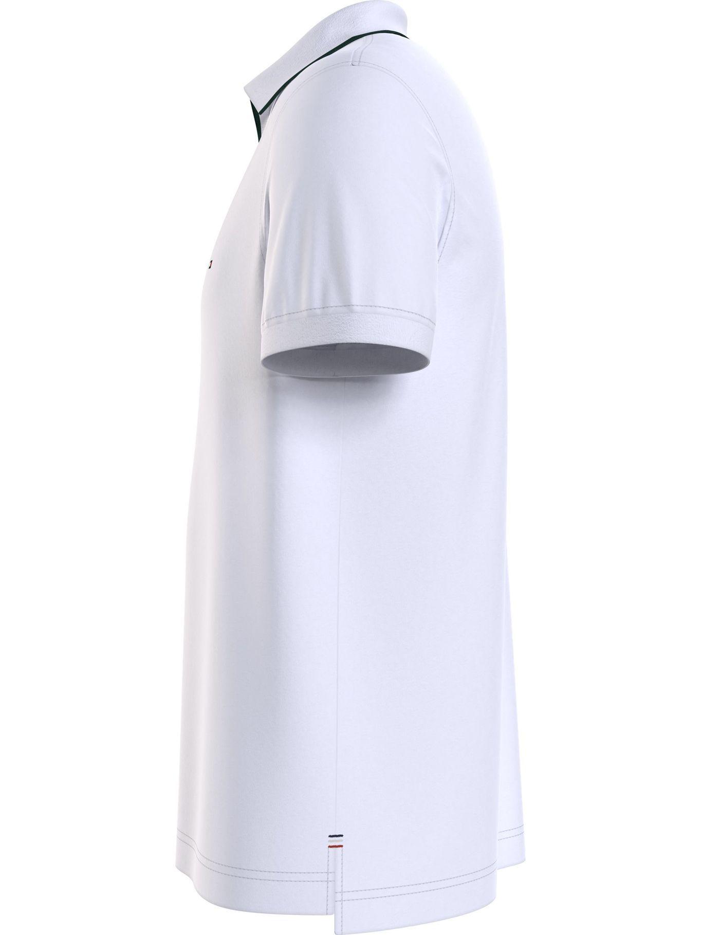 Polo Con Cierre Regular Fit Blanco Tommy Hilfiger-3