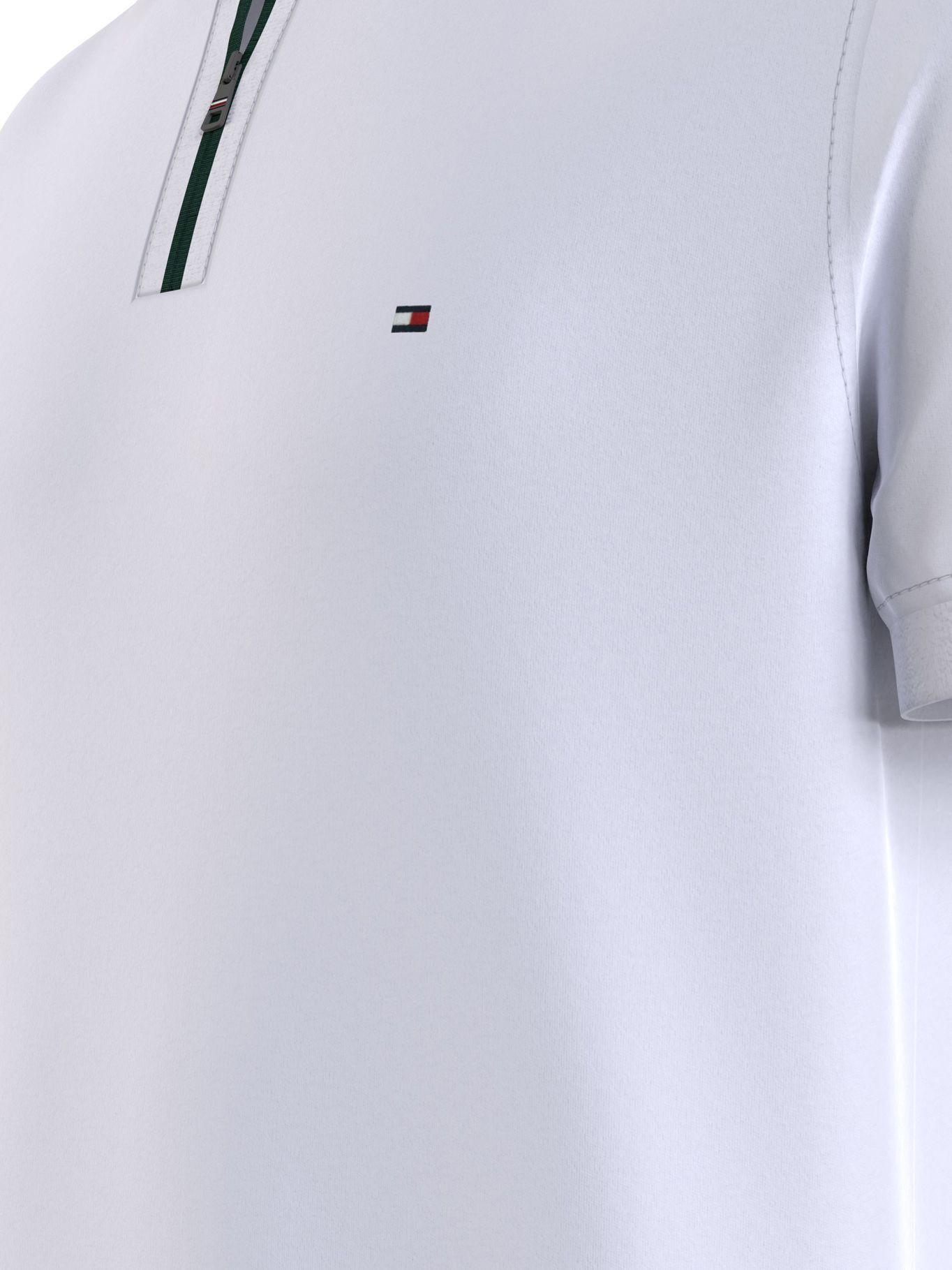 Polo Con Cierre Regular Fit Blanco Tommy Hilfiger-2