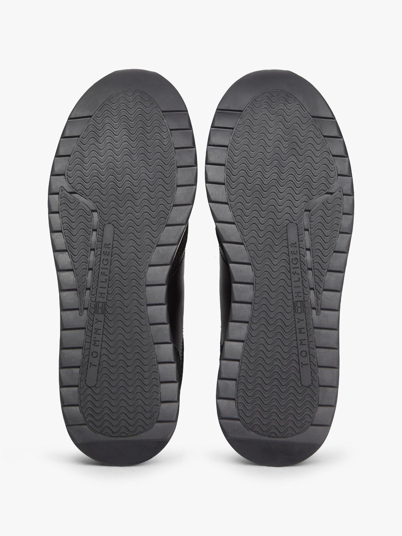 Zapatillas Monogram De Cuero Tommy Hilfiger Negro-3