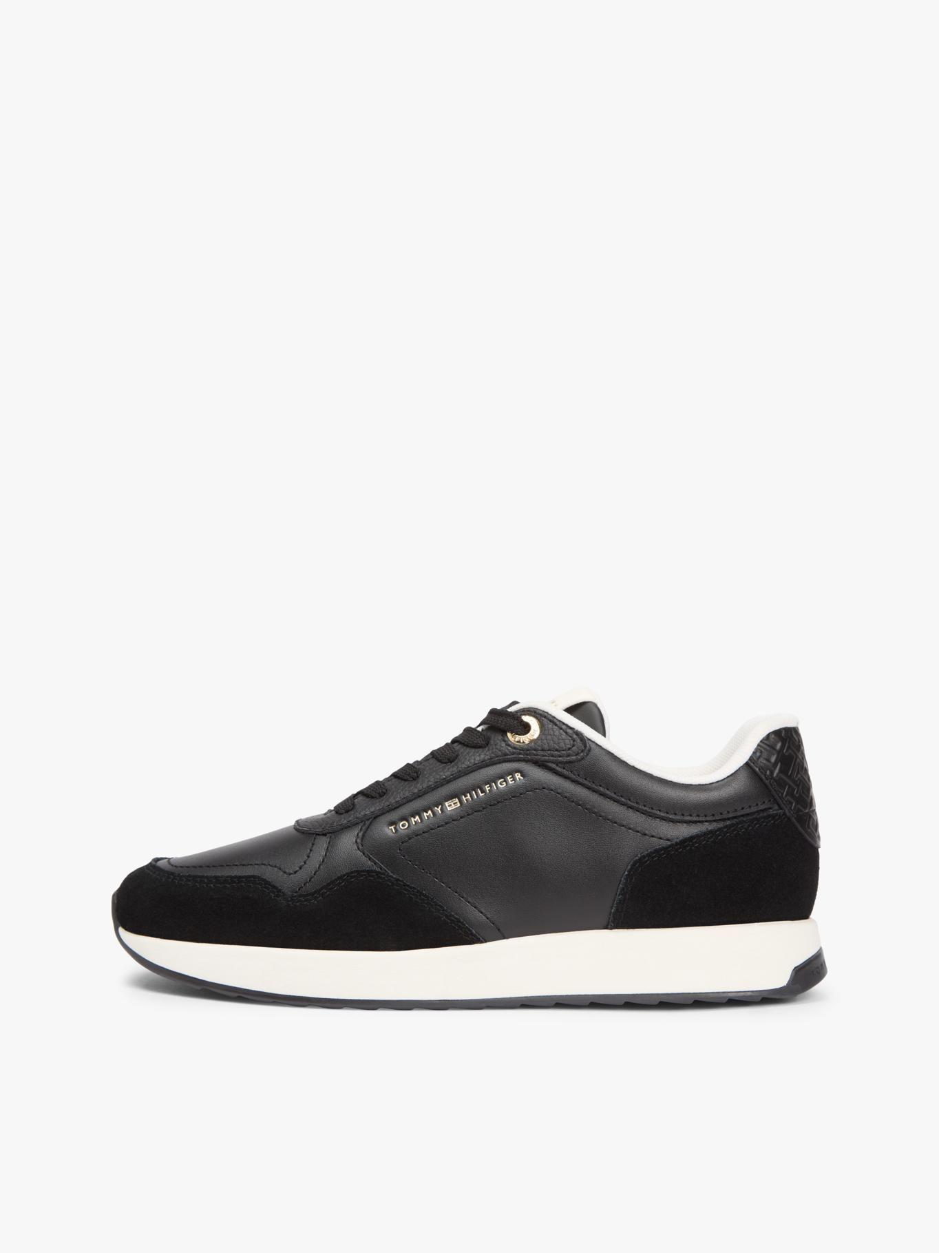 Zapatillas Monogram De Cuero Tommy Hilfiger Negro-5