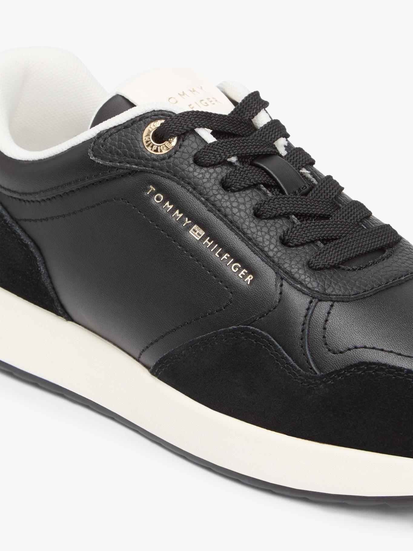Zapatillas Monogram De Cuero Tommy Hilfiger Negro-6