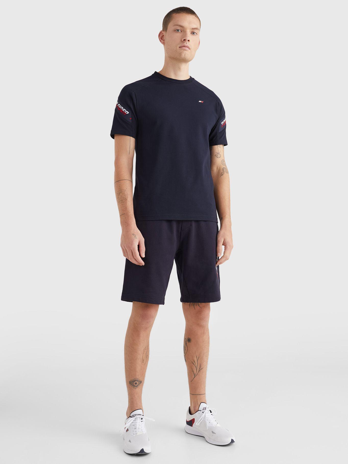 Polera Sport Stripe Azul Tommy Hilfiger MY2-3