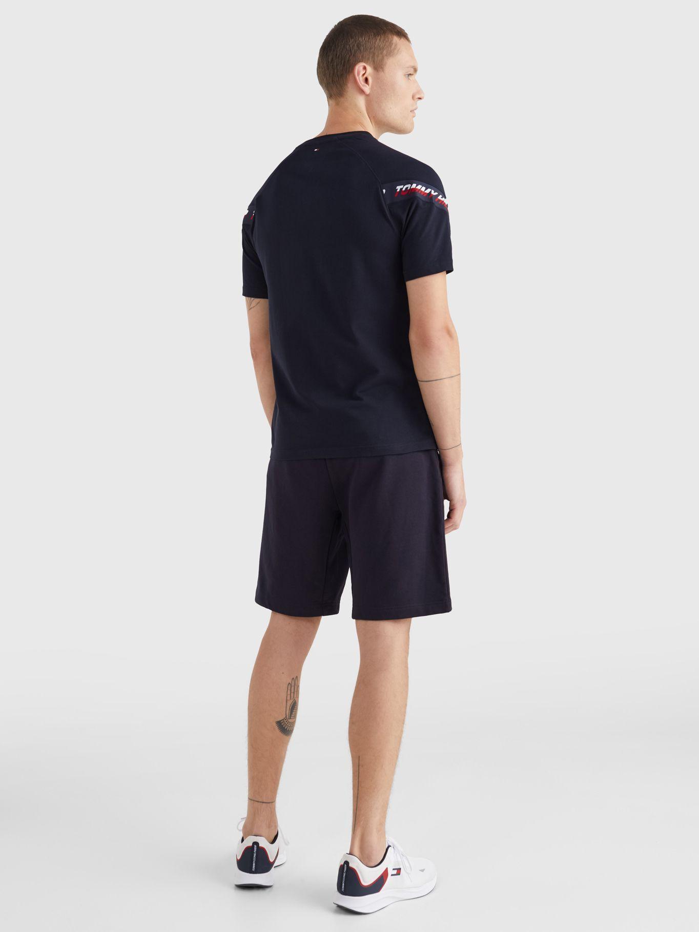 Polera Sport Stripe Azul Tommy Hilfiger MY2-1