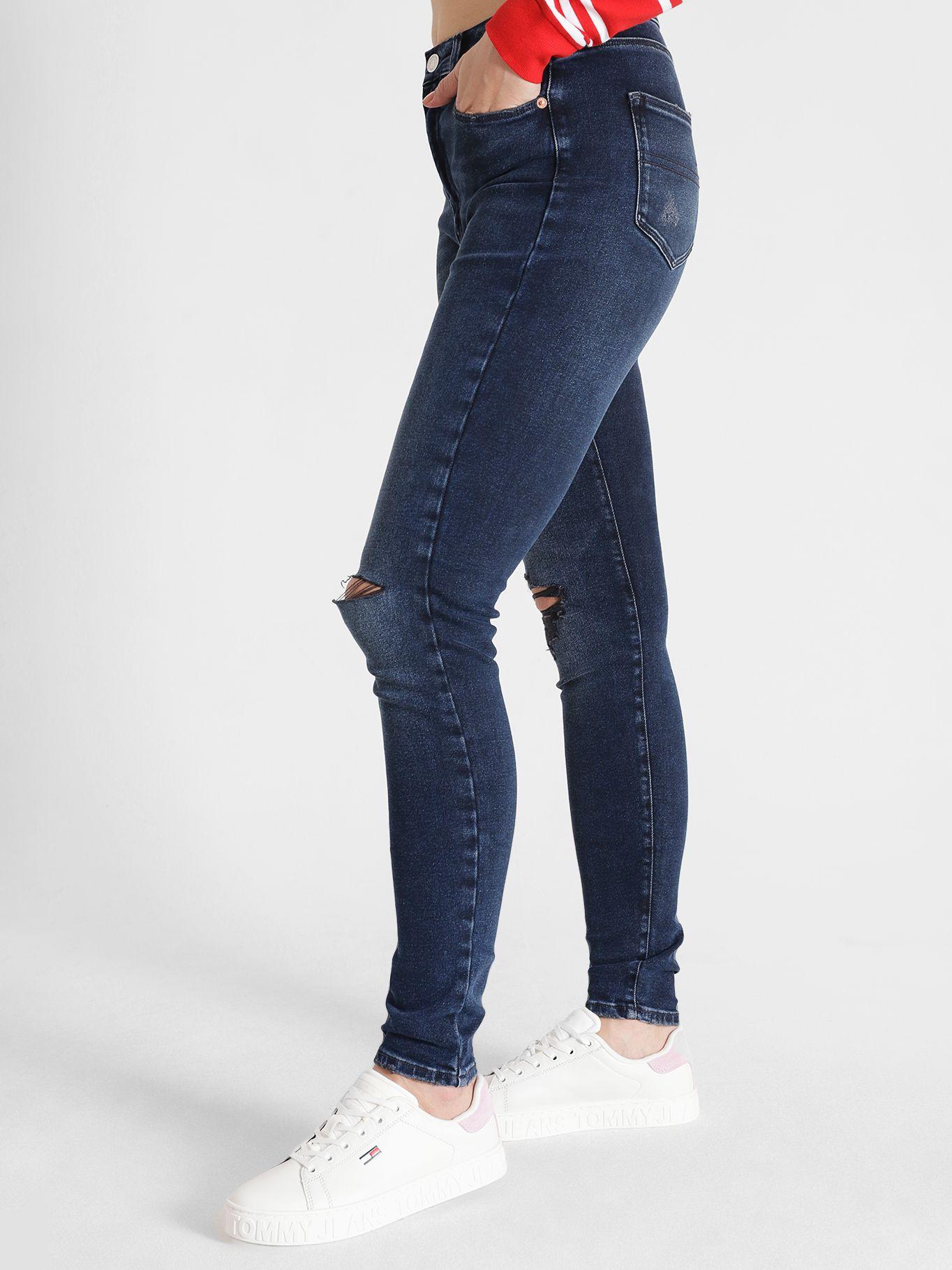 Jeans Sylvia Skinny Talle Alto Negro Tommy Jeans-3