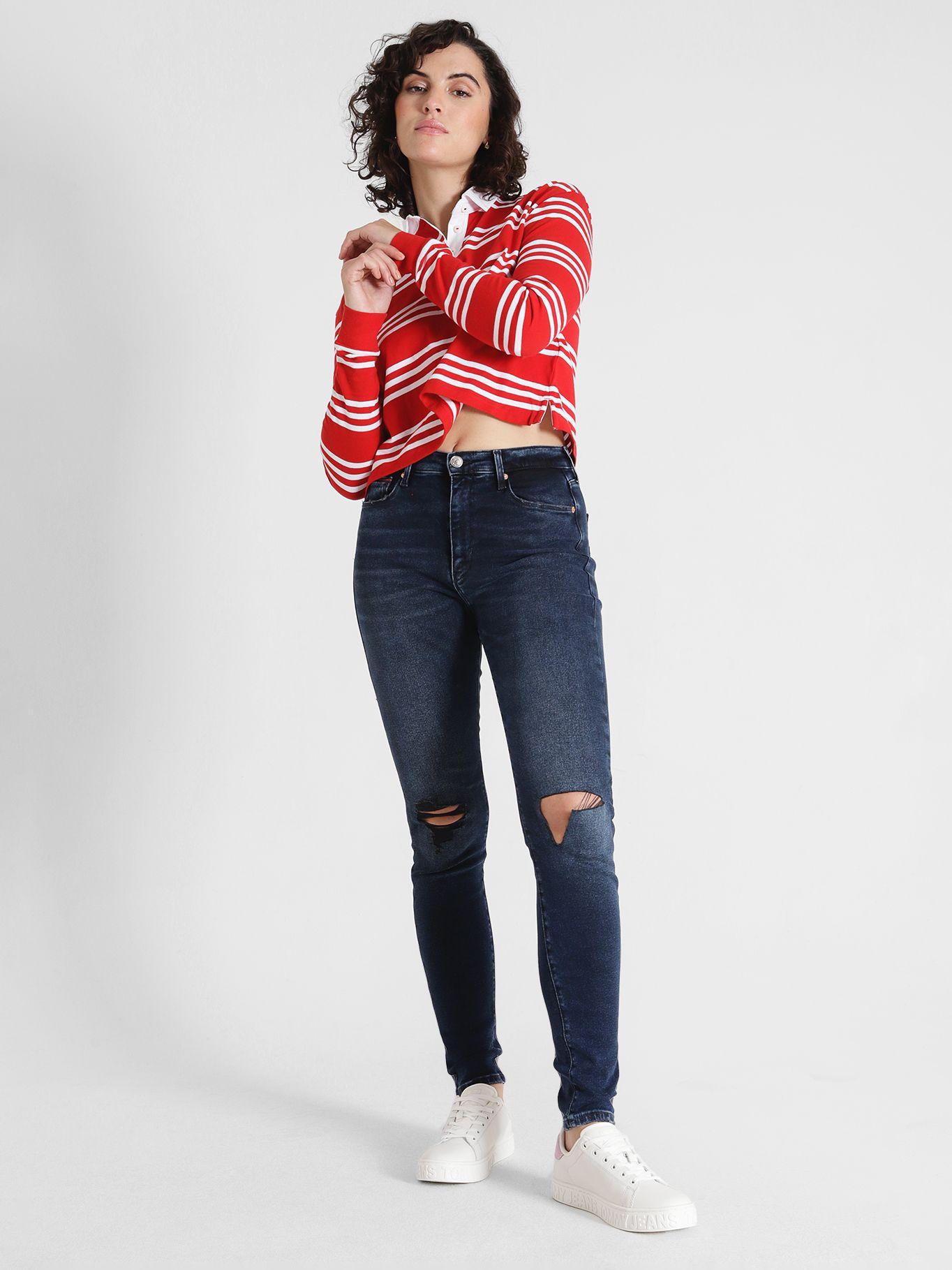 Jeans Sylvia Skinny Talle Alto Negro Tommy Jeans-1