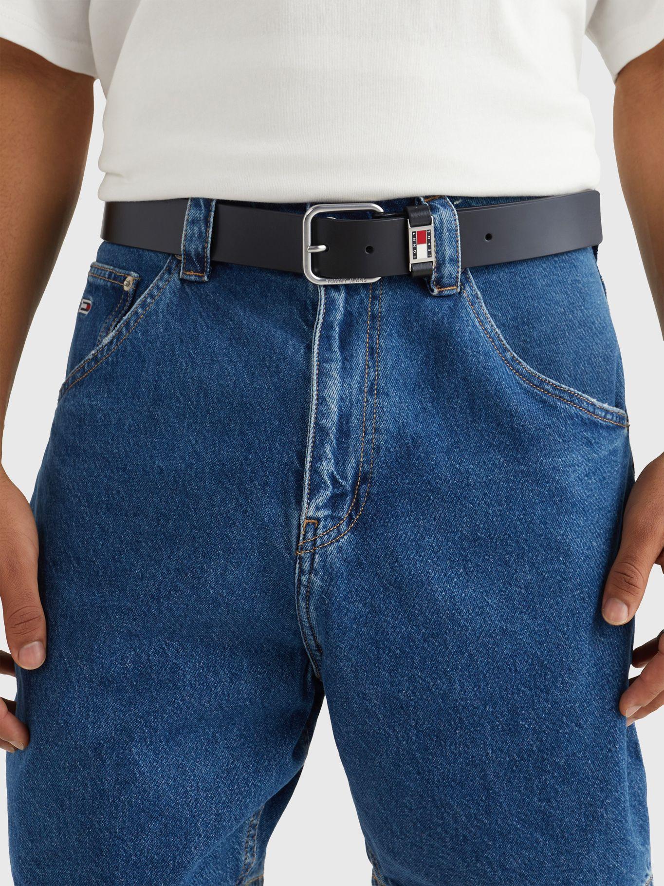 Cinturón Scanton De Cuero Negro Tommy Hilfiger-1
