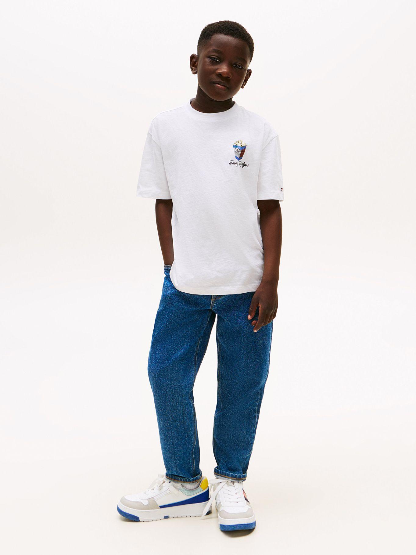 Polera Photo Print Logo Blanco Tommy Hilfiger-1