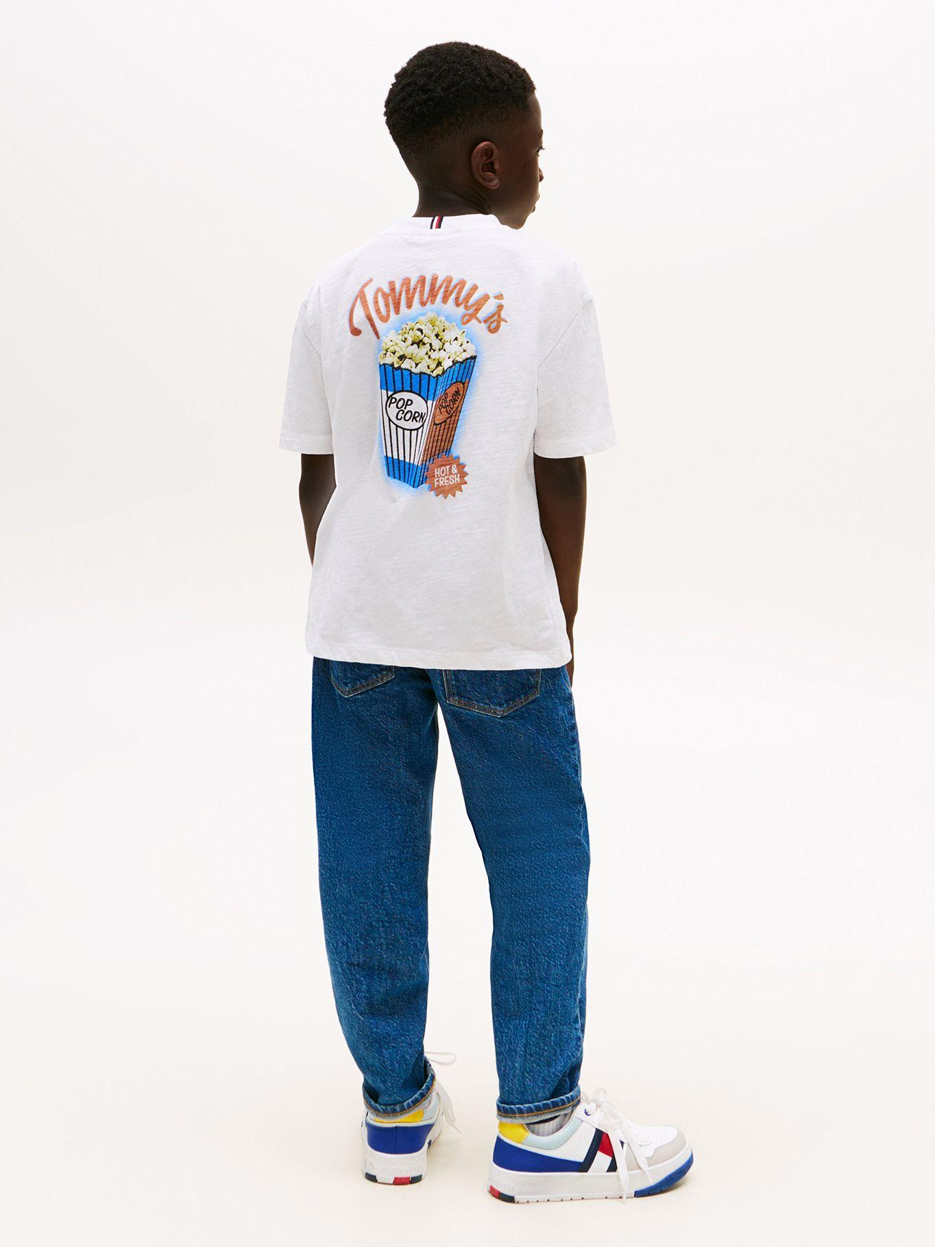 Polera Photo Print Logo Blanco Tommy Hilfiger-2