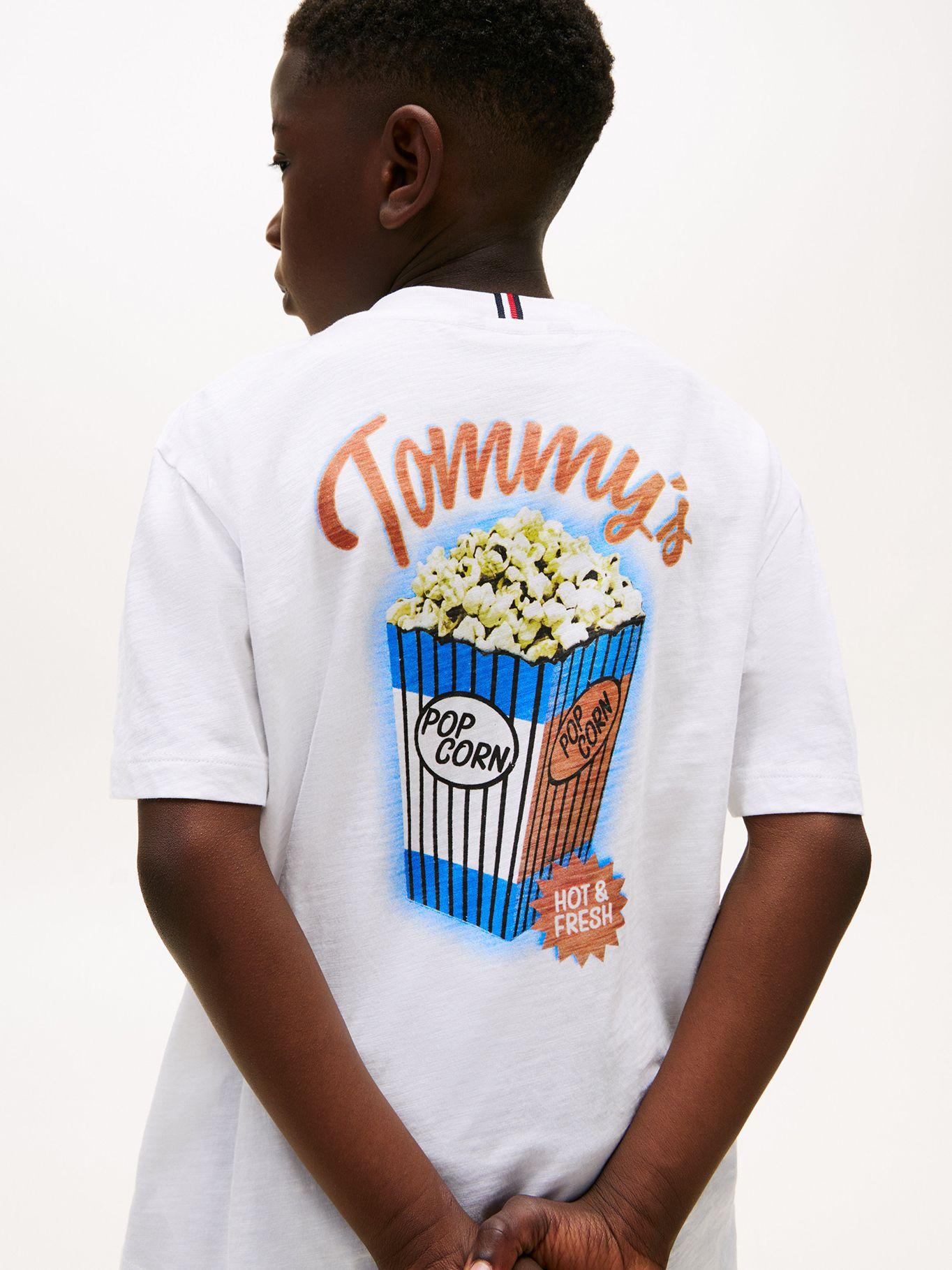 Polera Photo Print Logo Blanco Tommy Hilfiger-3