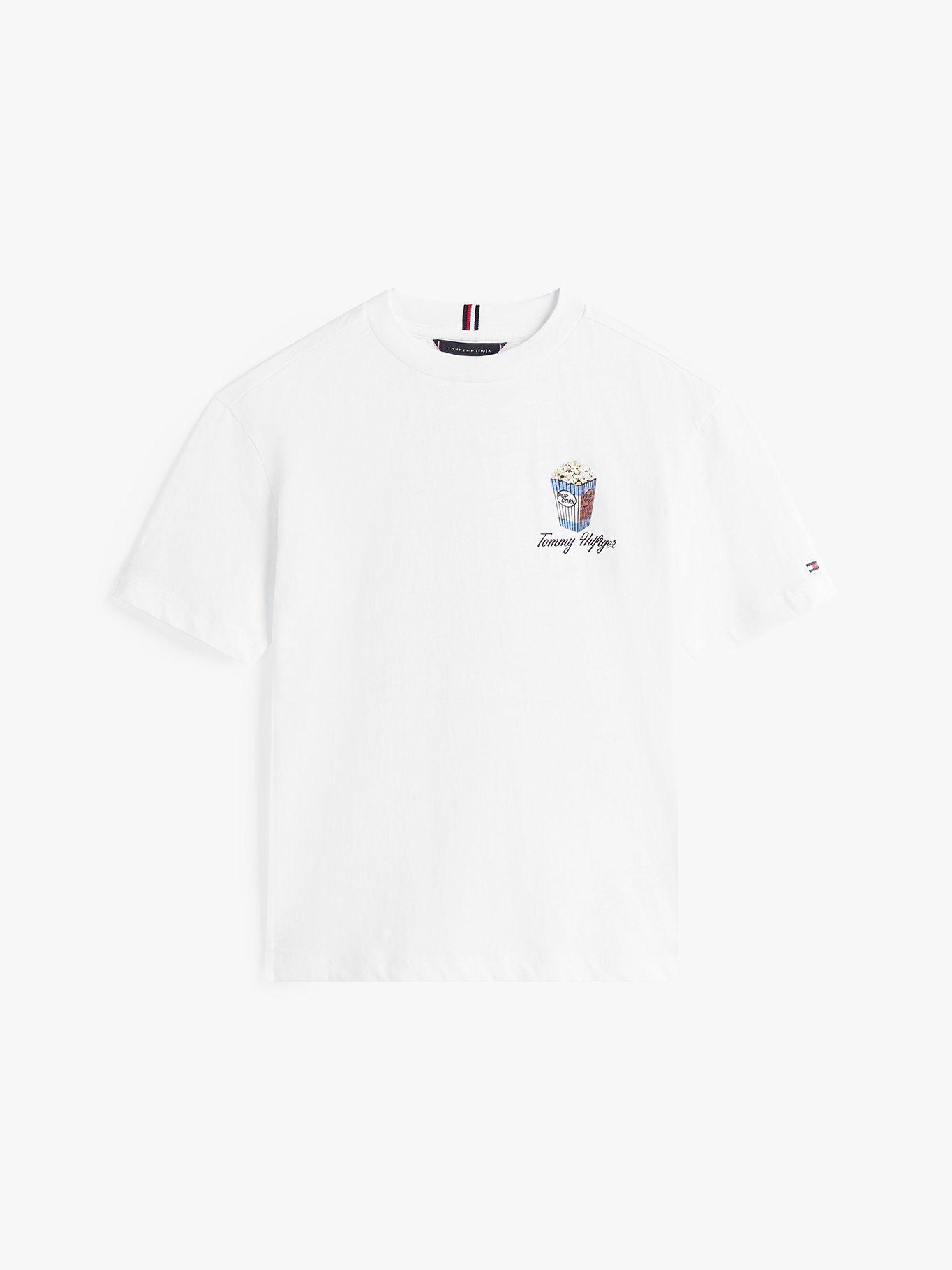Polera Photo Print Logo Blanco Tommy Hilfiger-4