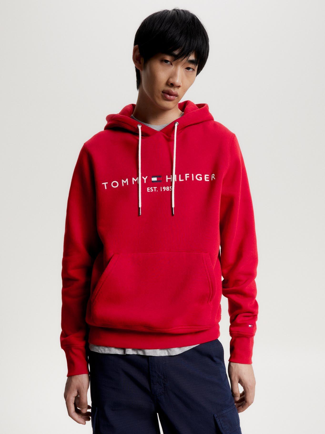 Polerón Hoodie Est 1985 Logo Rojo Tommy Hilfiger-0