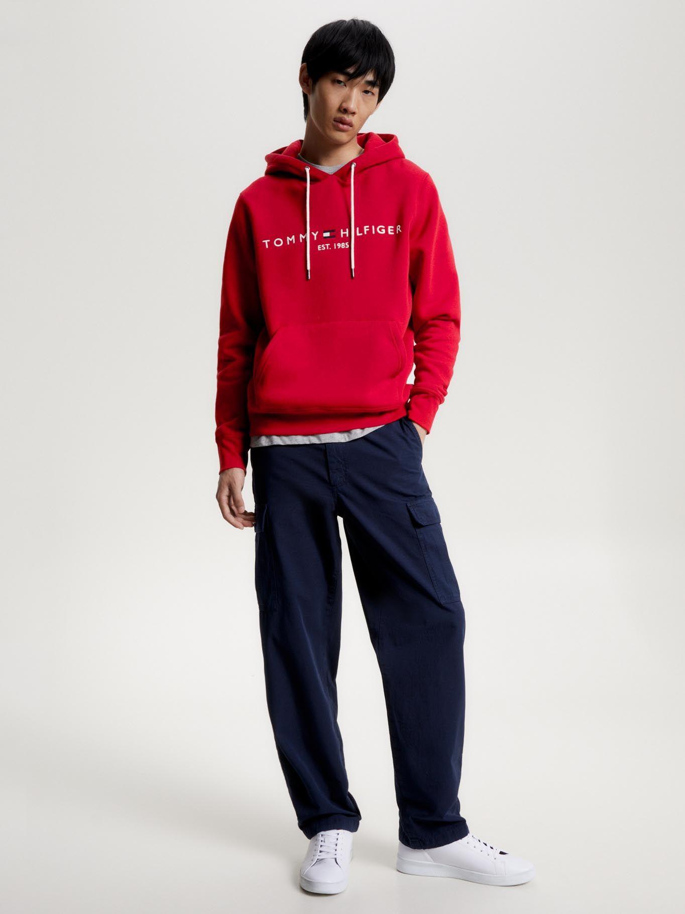 Polerón Hoodie Est 1985 Logo Rojo Tommy Hilfiger-1