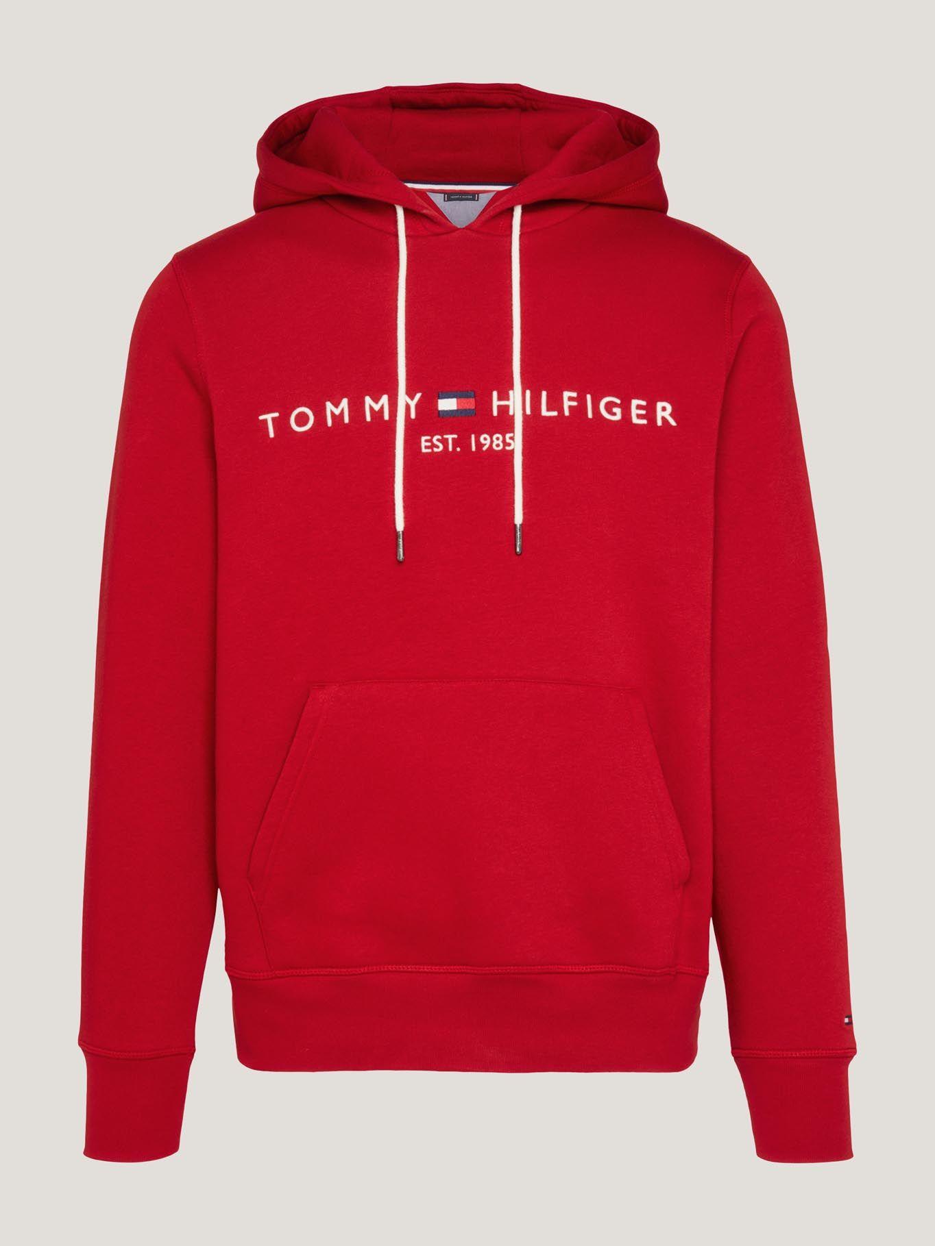 Polerón Hoodie Est 1985 Logo Rojo Tommy Hilfiger-4