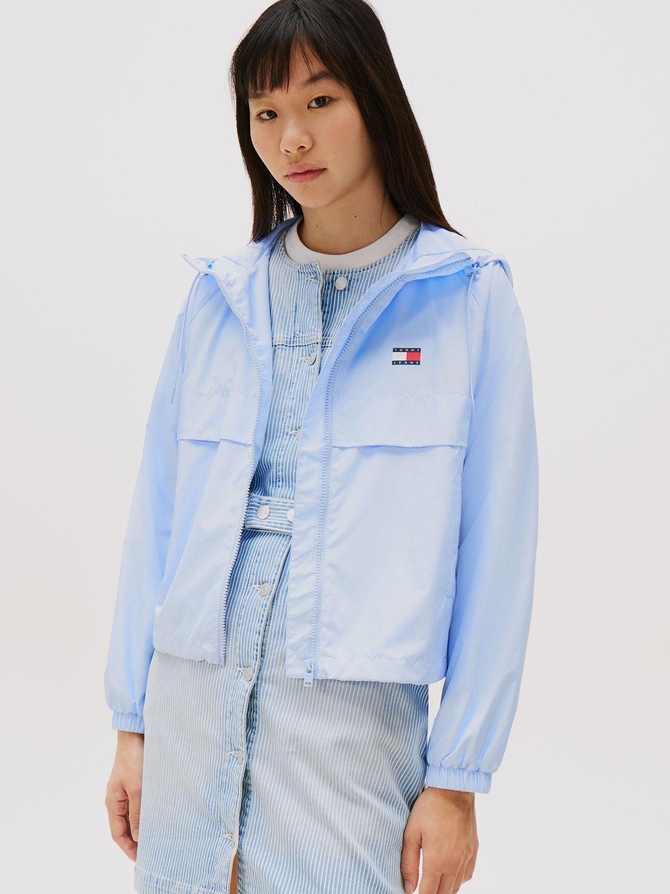 Chaqueta Cortavientos Con Parche Celeste Tommy Jeans-0
