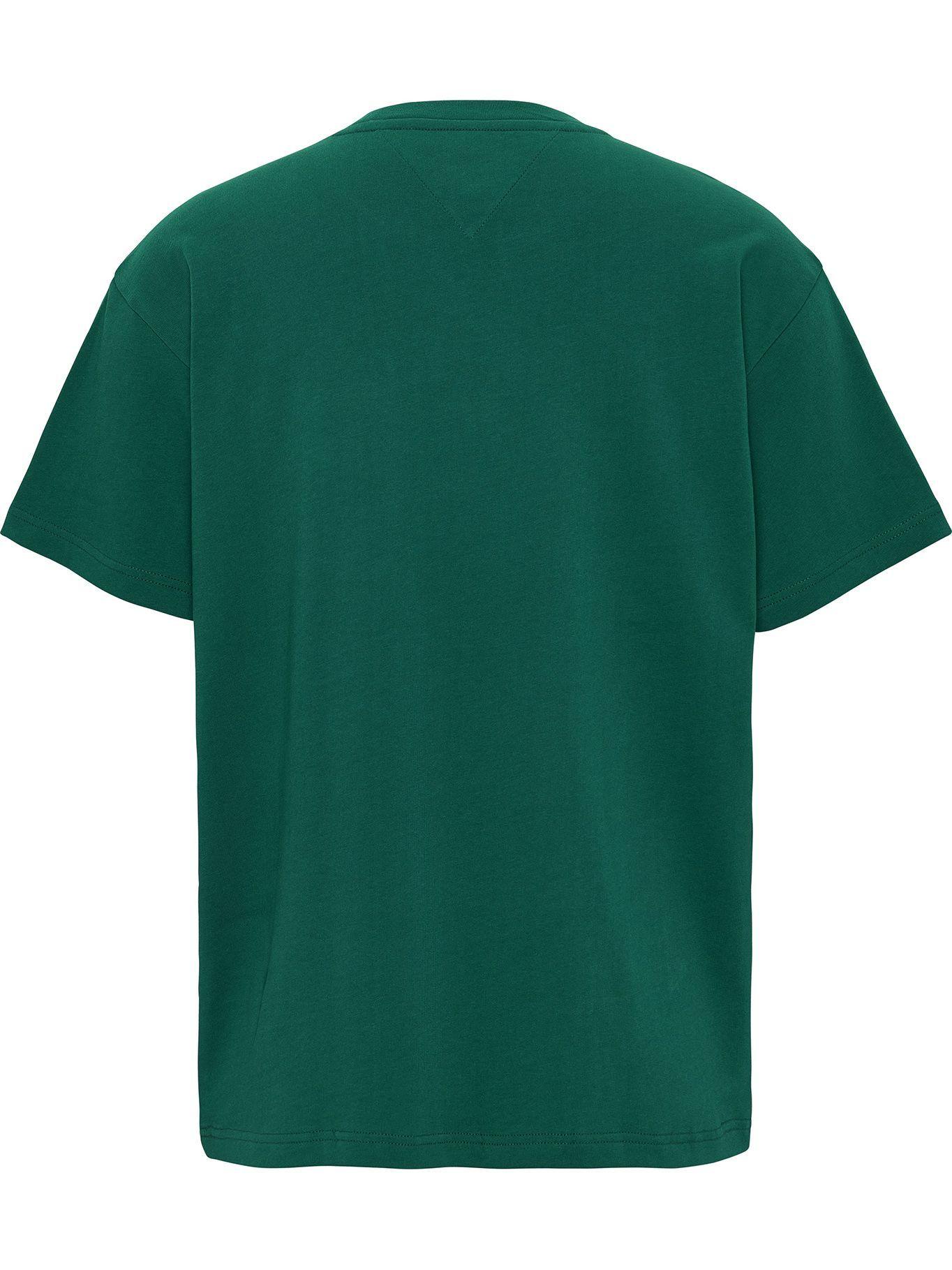 Polera Relaxed Terry Logo Verde Tommy Jeans-1