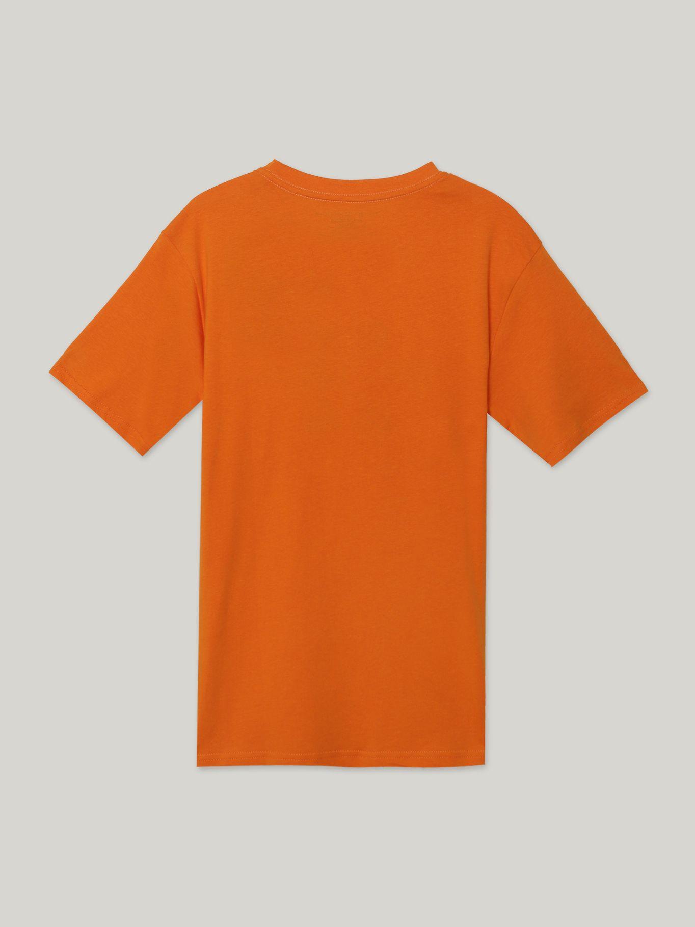 Polera De Niño Script Con Logo Naranjo Tommy Hilfiger-1