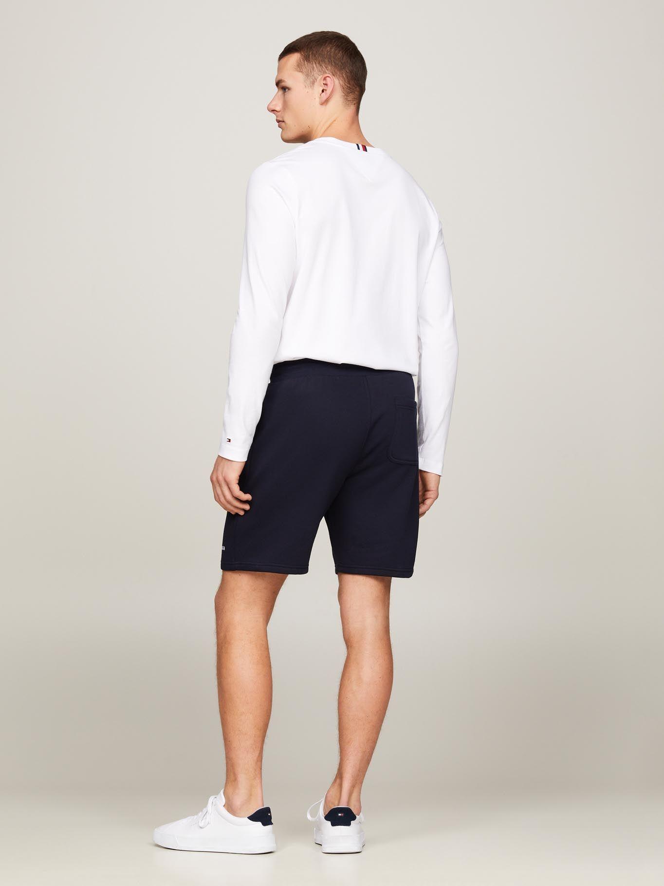 Short Solid De Algodón Con Cordón Azul Tommy Hilfiger-2