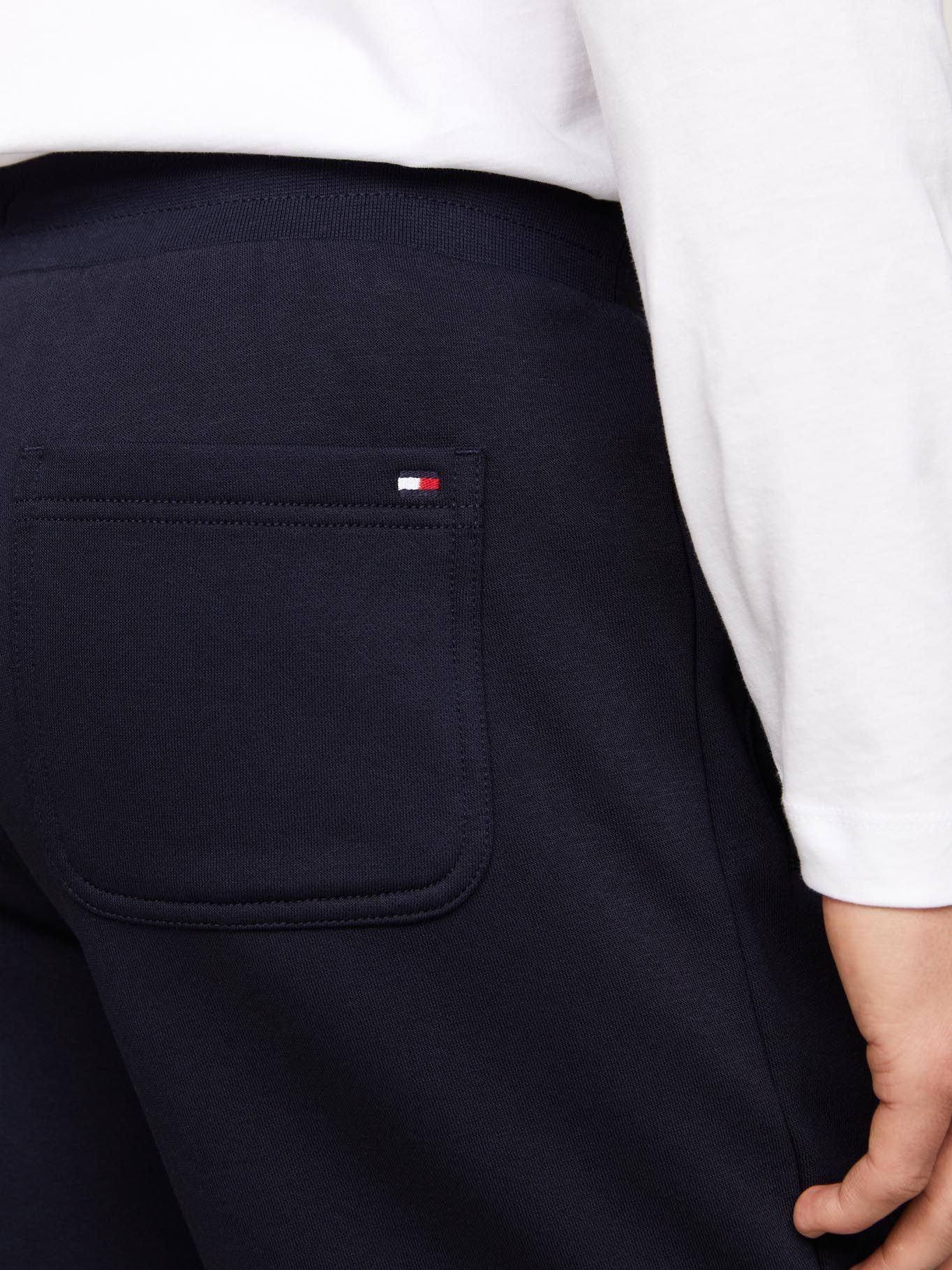 Short Solid De Algodón Con Cordón Azul Tommy Hilfiger-3