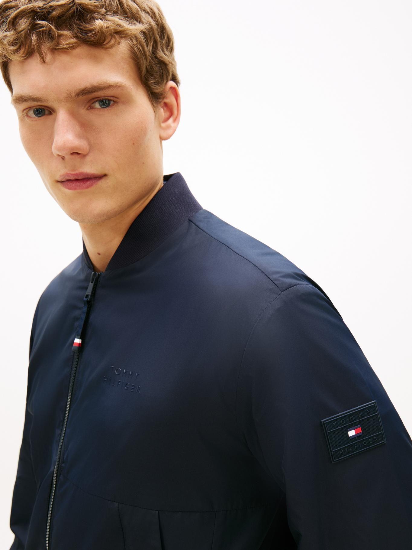 Chaqueta Bomber Con Logo-4