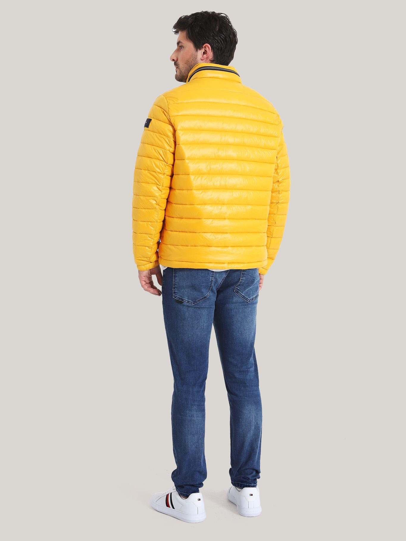 Parka Polished Con Logo Amarillo Tommy Hilfiger-2