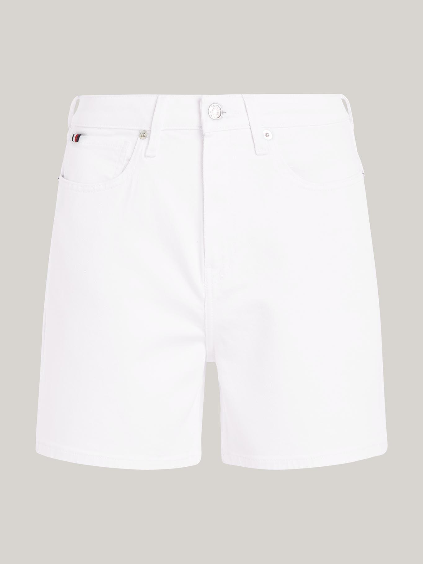 Shorts Denim Solid Talle Alto Blanco Tommy Hilfiger-4