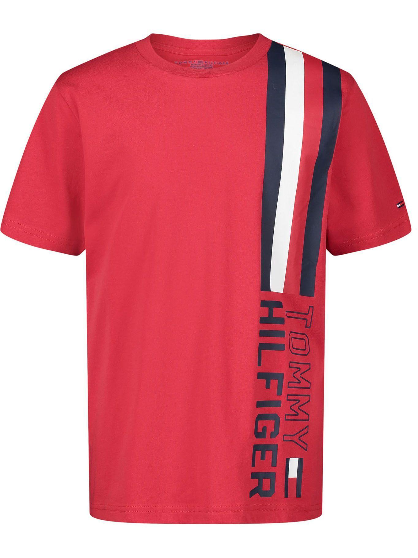 Polera Corporate Stripe Rojo Tommy Hilfiger-0