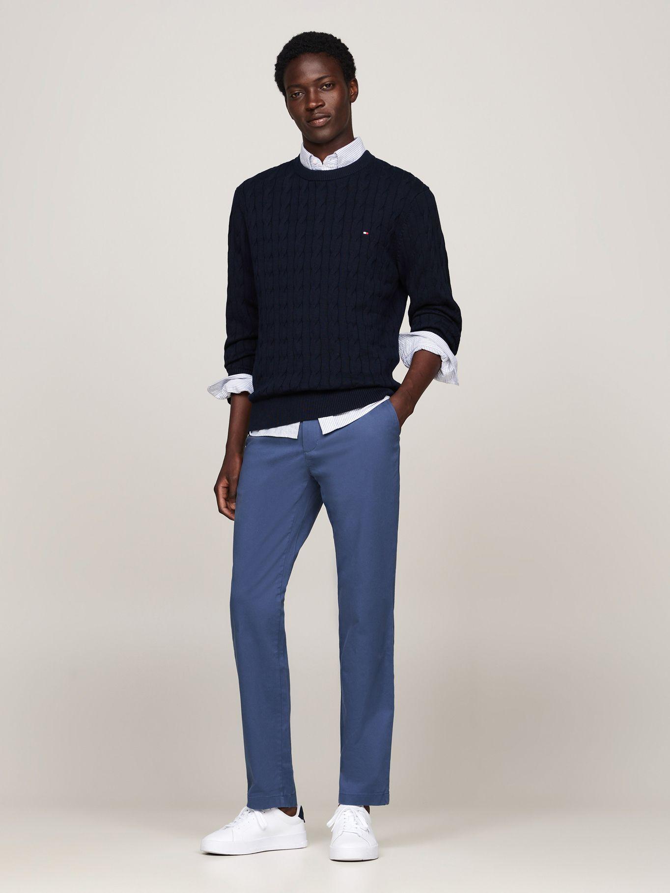 Pantalón Chino Denton Straight Fit Azul Tommy Hilfiger-0