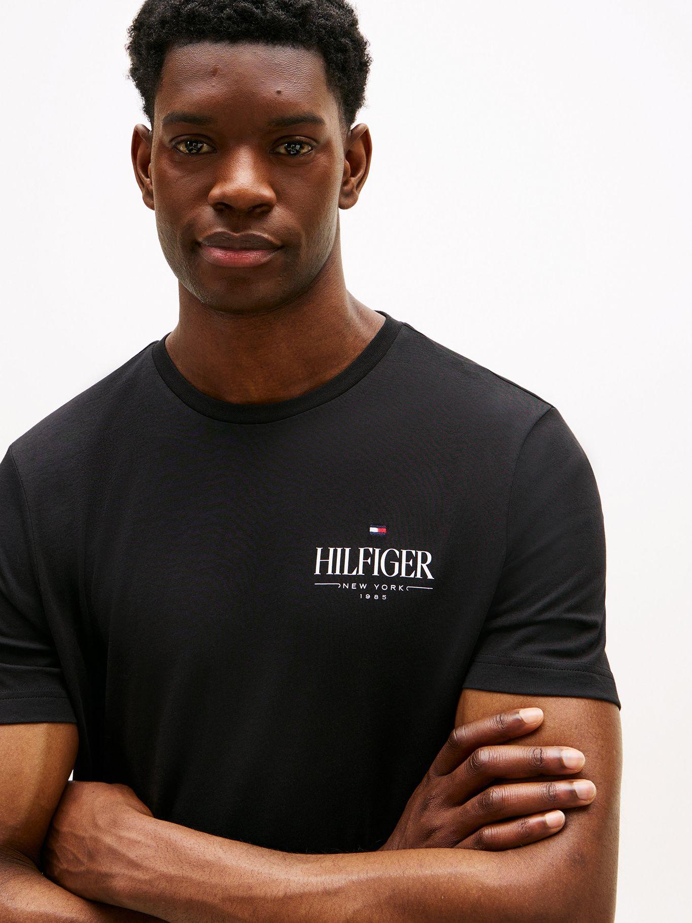 Polera Hilfiger Stack Logo Negro BDS Tommy Hilfiger-3