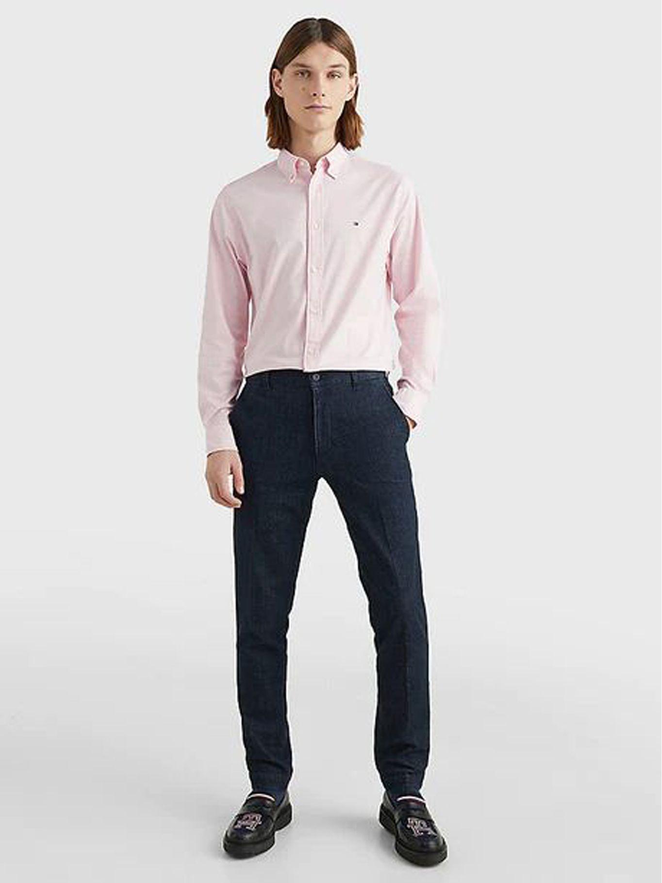 Camisa Essential 1985 Regular Fit Rosado Tommy Hilfiger-1