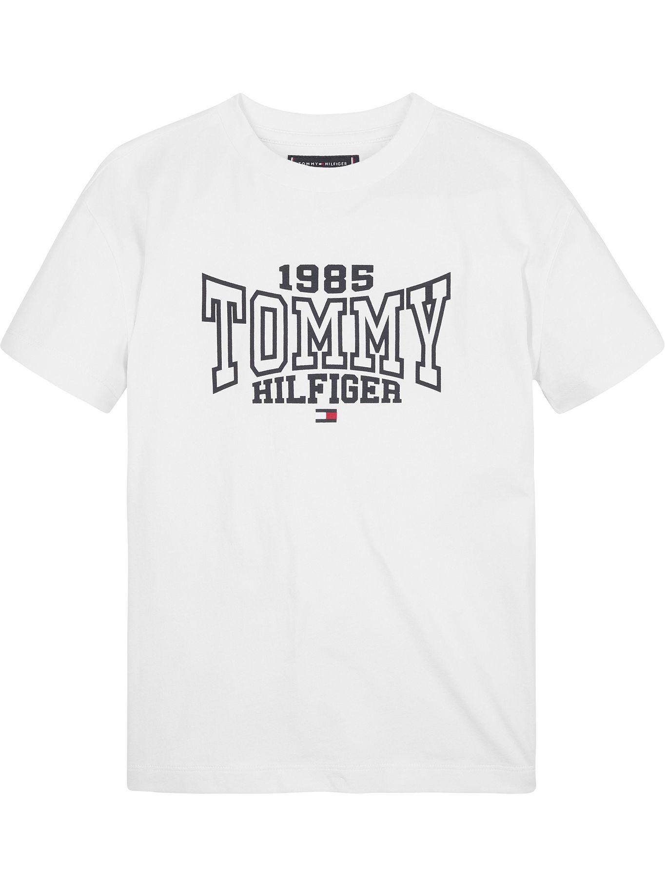 Polera Logo 1985 Blanco Tommy Hilfiger-0