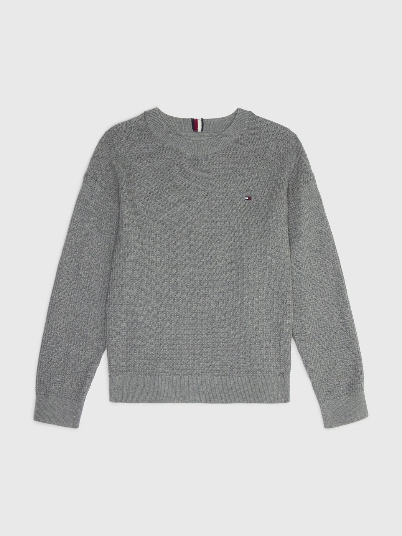 Sweater Essential Regular Fit Gris Tommy Hilfiger-0