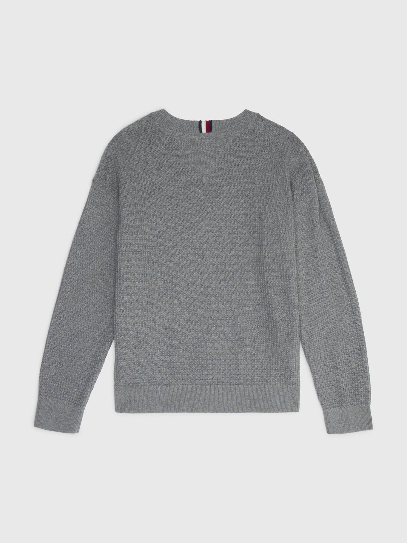 Sweater Essential Regular Fit Gris Tommy Hilfiger-1