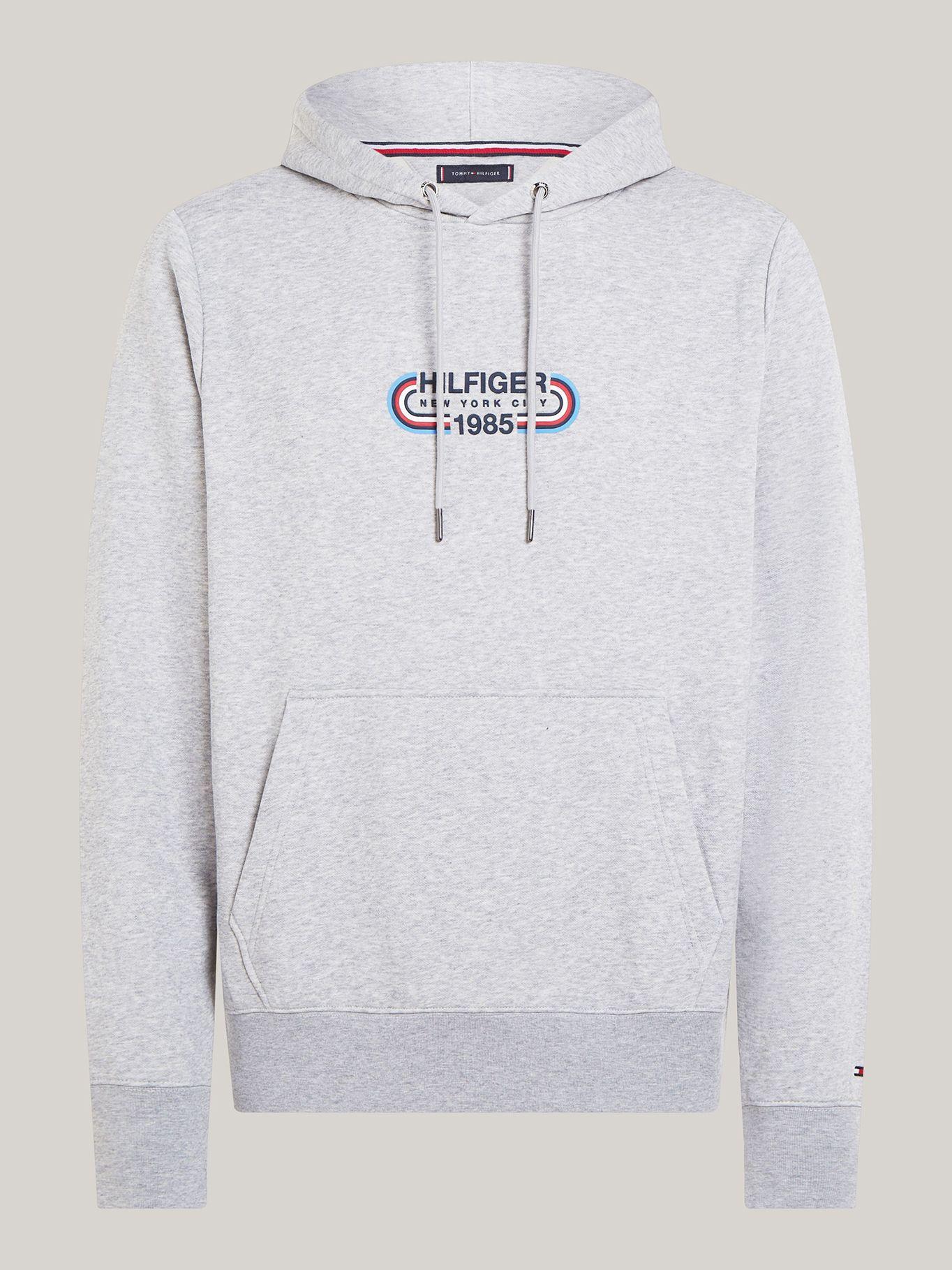 Polerón Hoodie Logo Sport Gráfico Gris Tommy Hilfiger-4