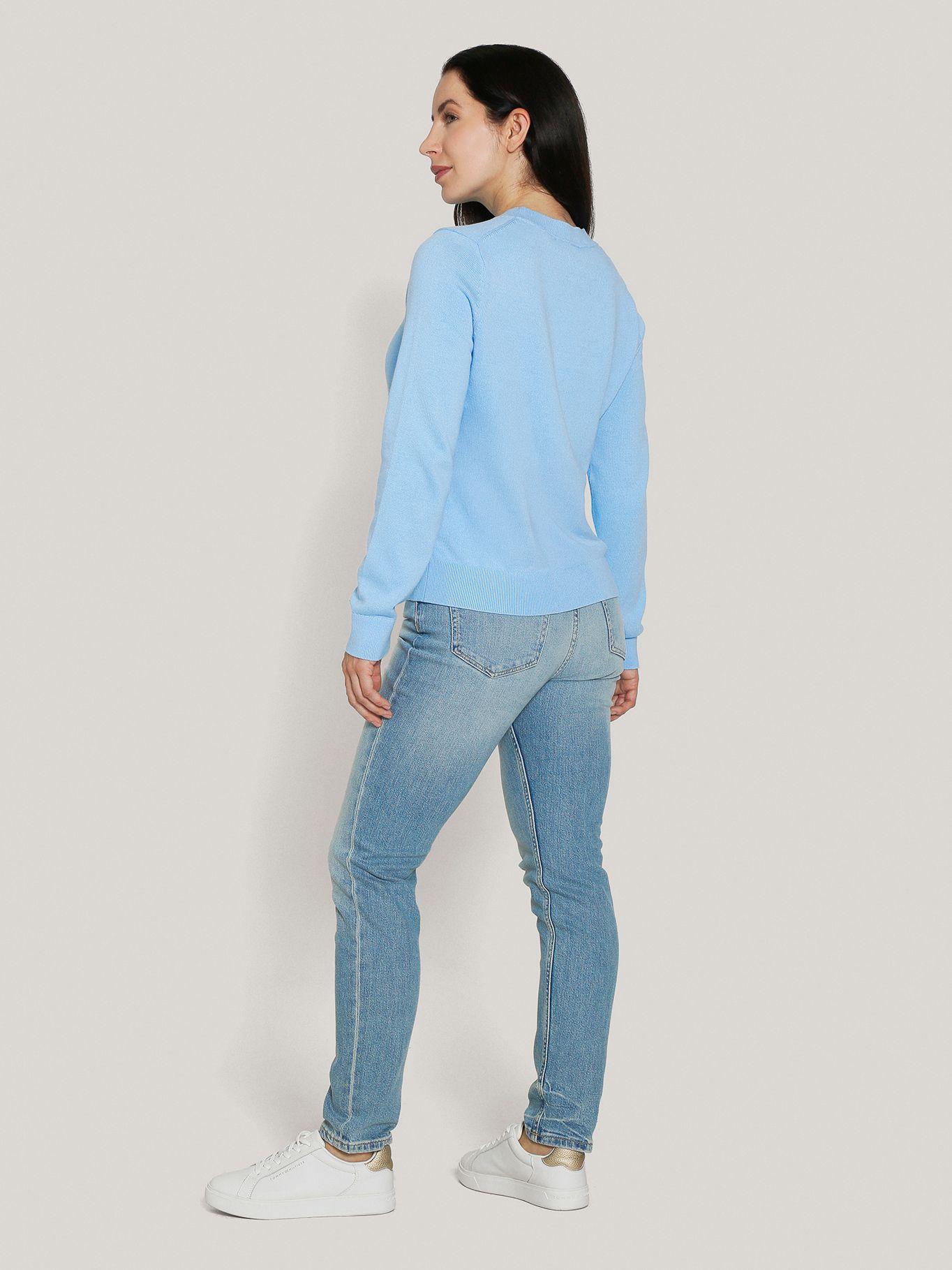 Sweater Script Graphic Logo Celeste Tommy Hilfiger-2